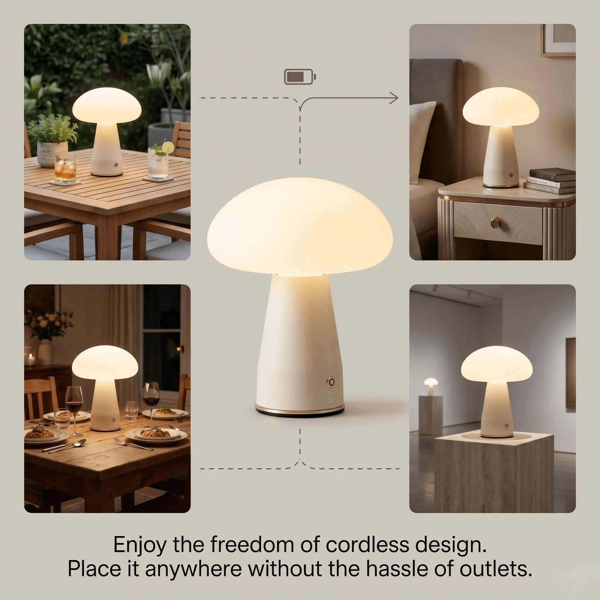 The Cord-Free Glow Lamp