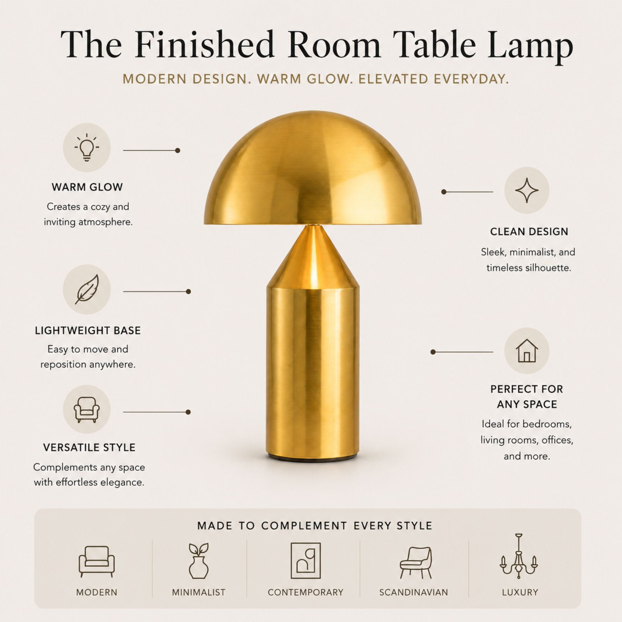 The Finished Room Table Lamp