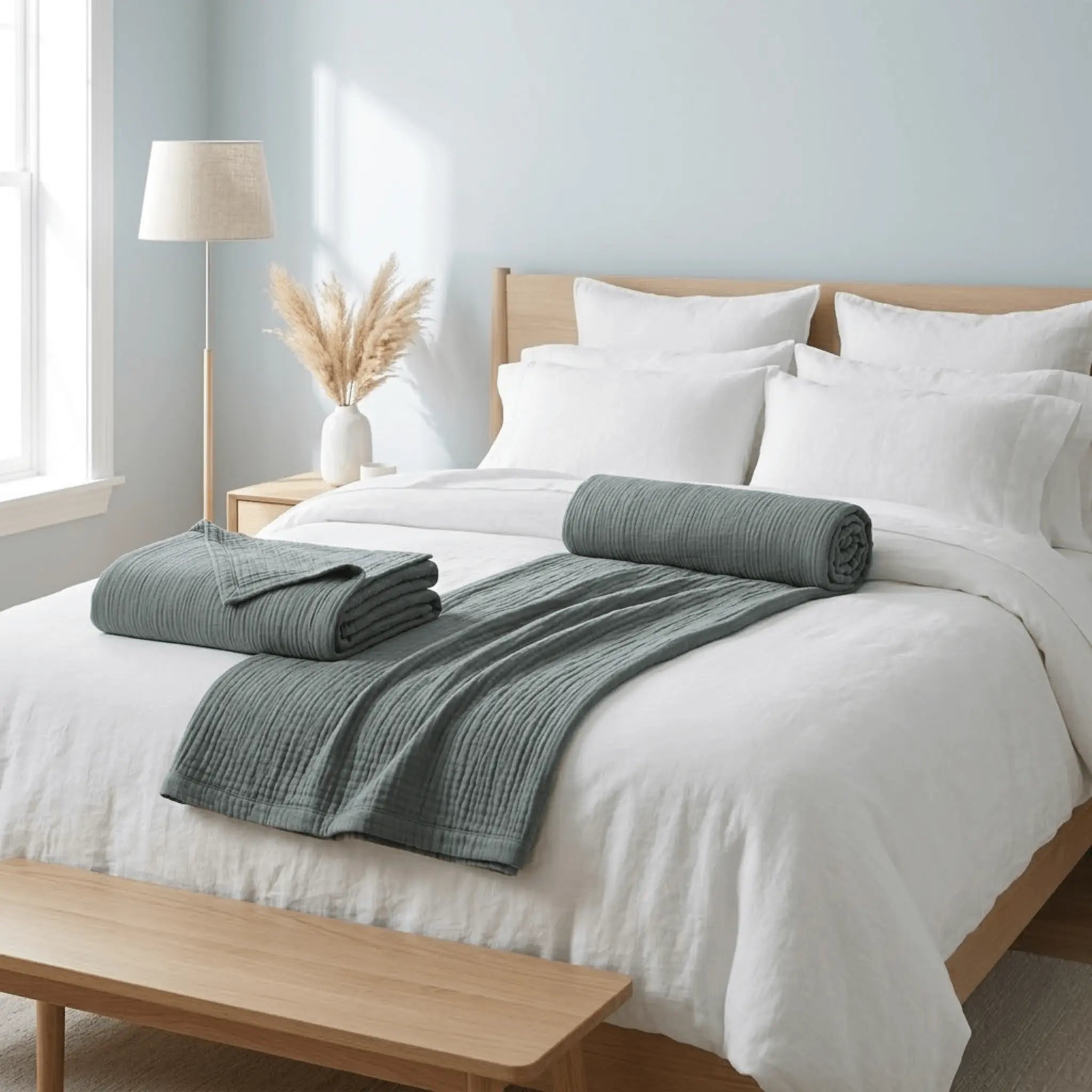The Soft Living Cotton Gauze Blanket