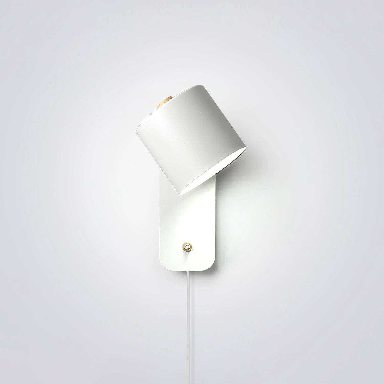 Rotatable Cylinder Plug in Wall Lamp