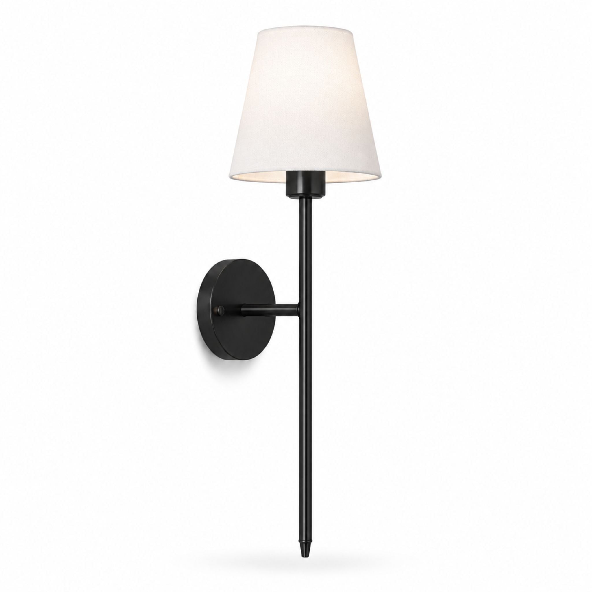 The Noir Linen Tail Sconce