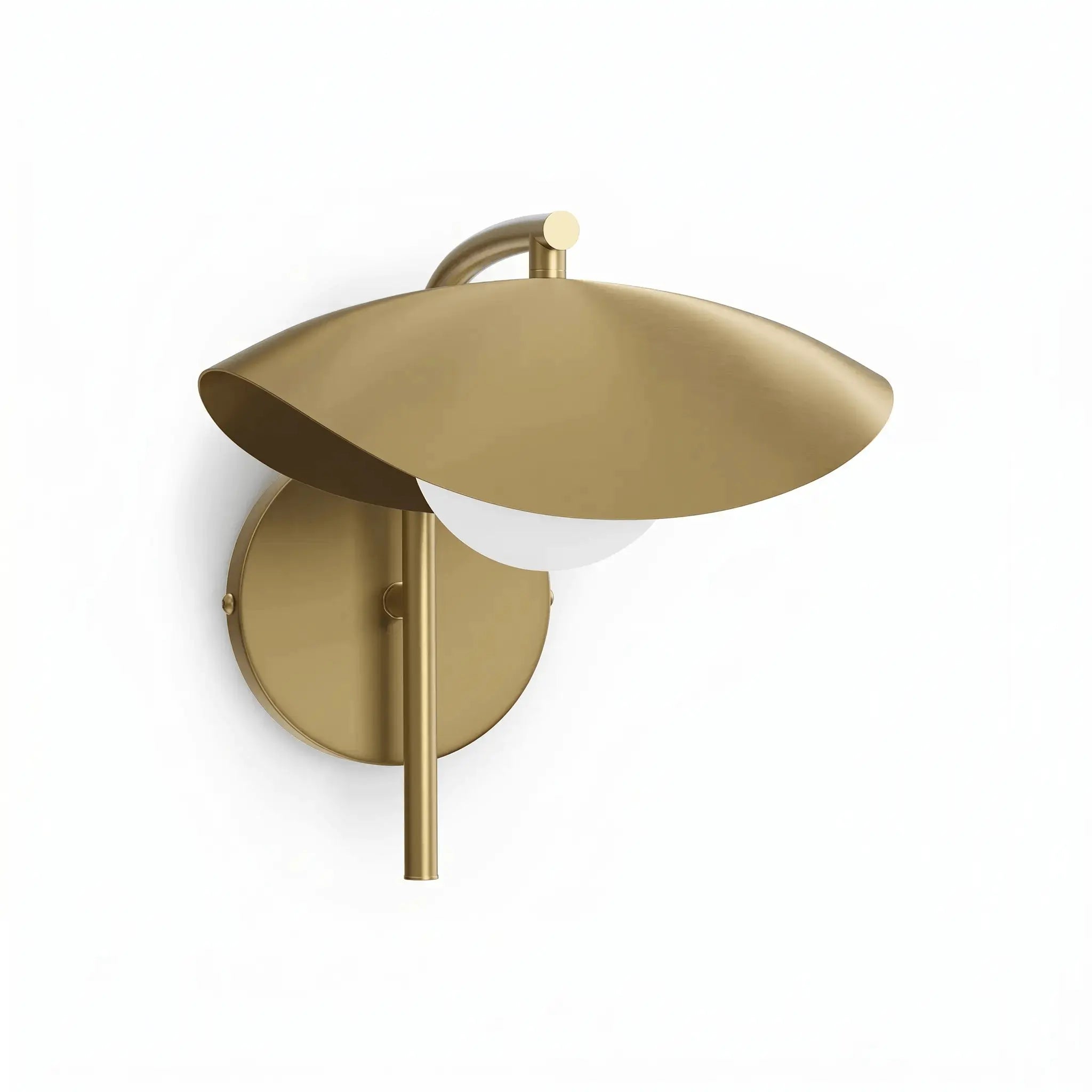 The Warm Glow Brass Sconce Set