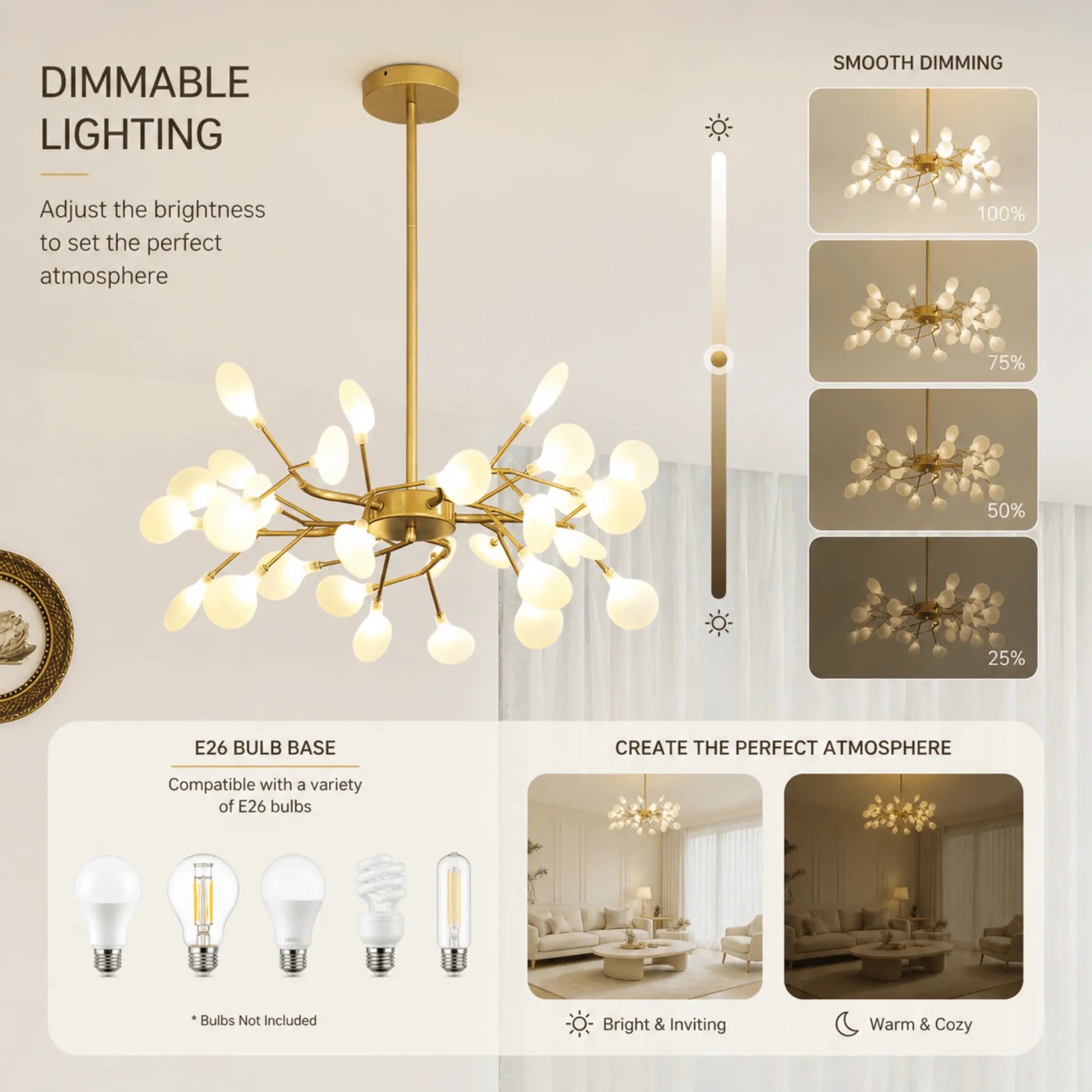 The Firefly Glow Chandelier
