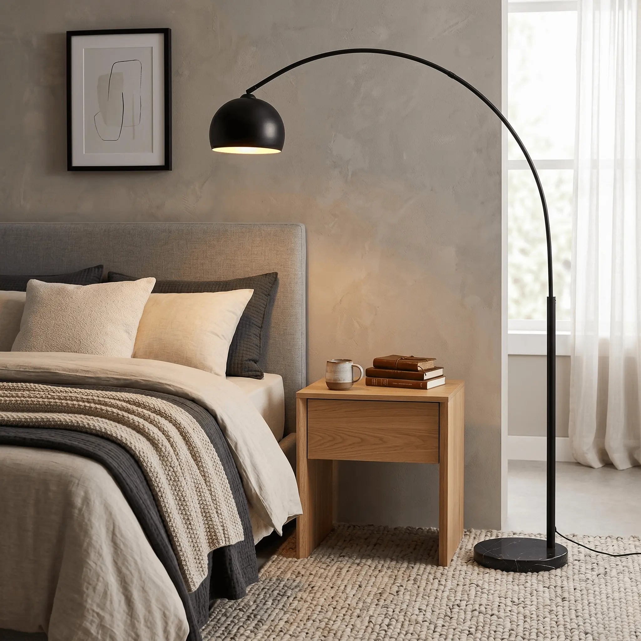 The Sculpted Arc Floor Lamp
