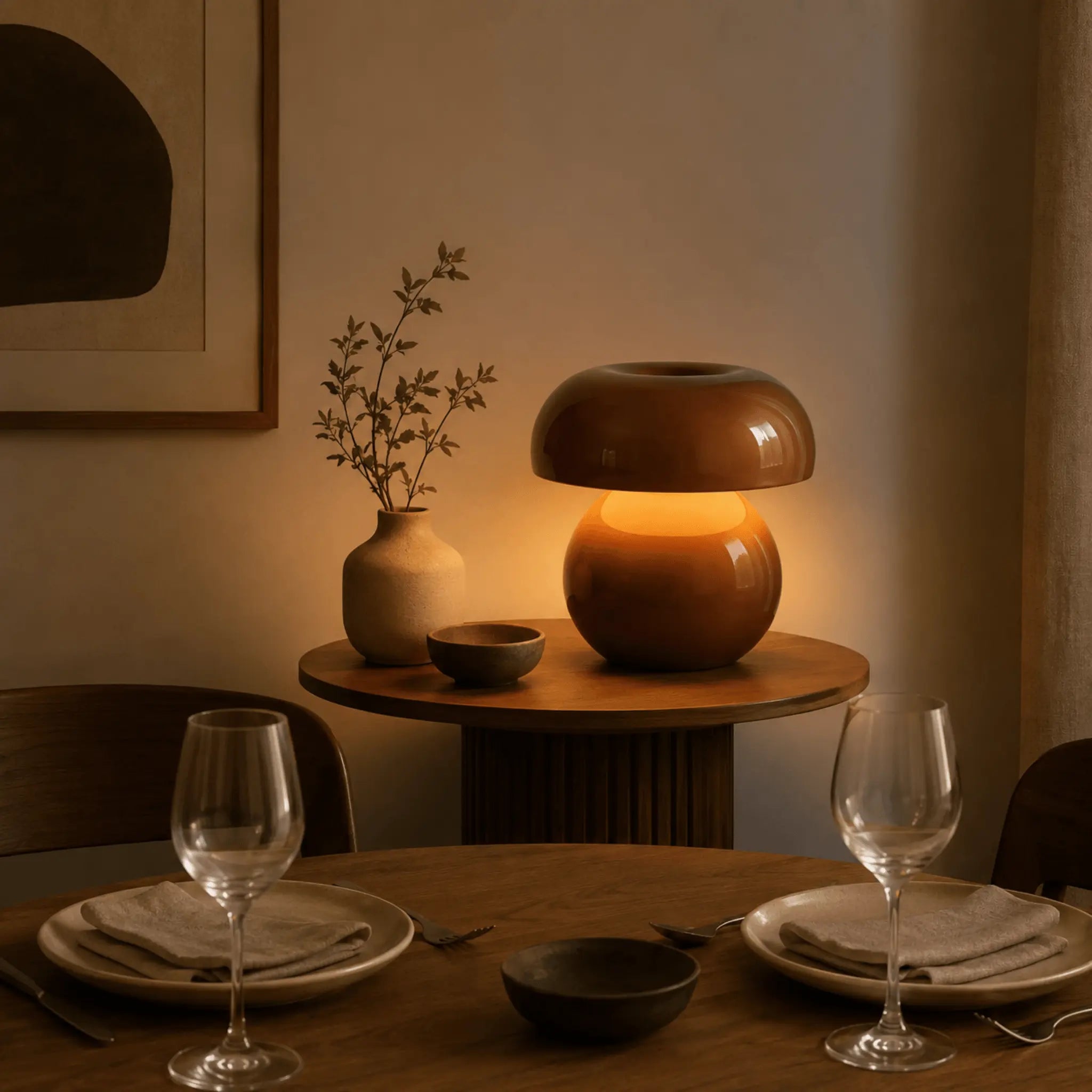 The Cozy Glow Bobbin Lamp