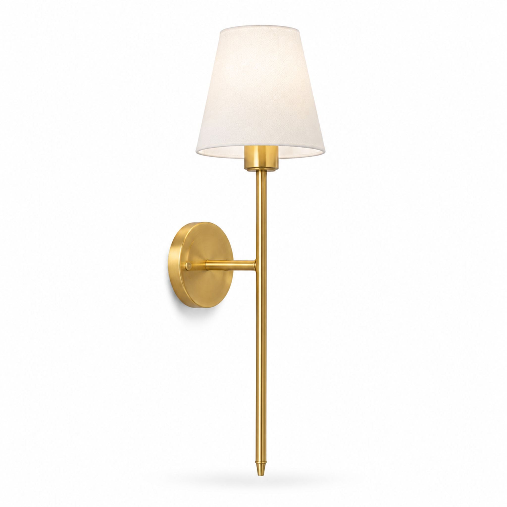 The Noir Linen Tail Sconce