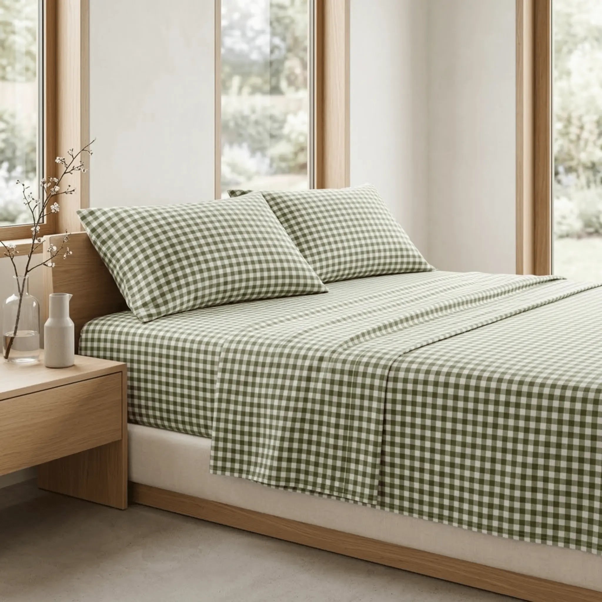 The Hotel Percale Cotton Sheet Set