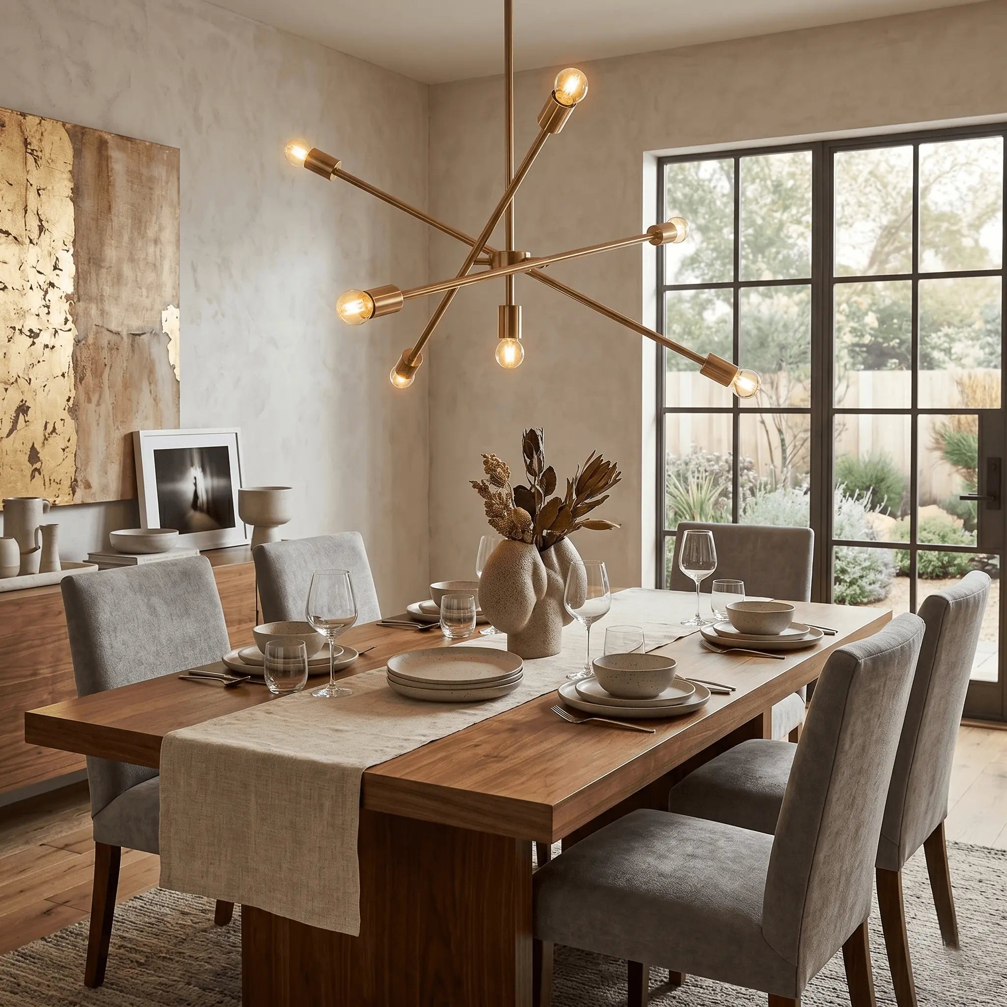 The Finished Room Brass Chandelier