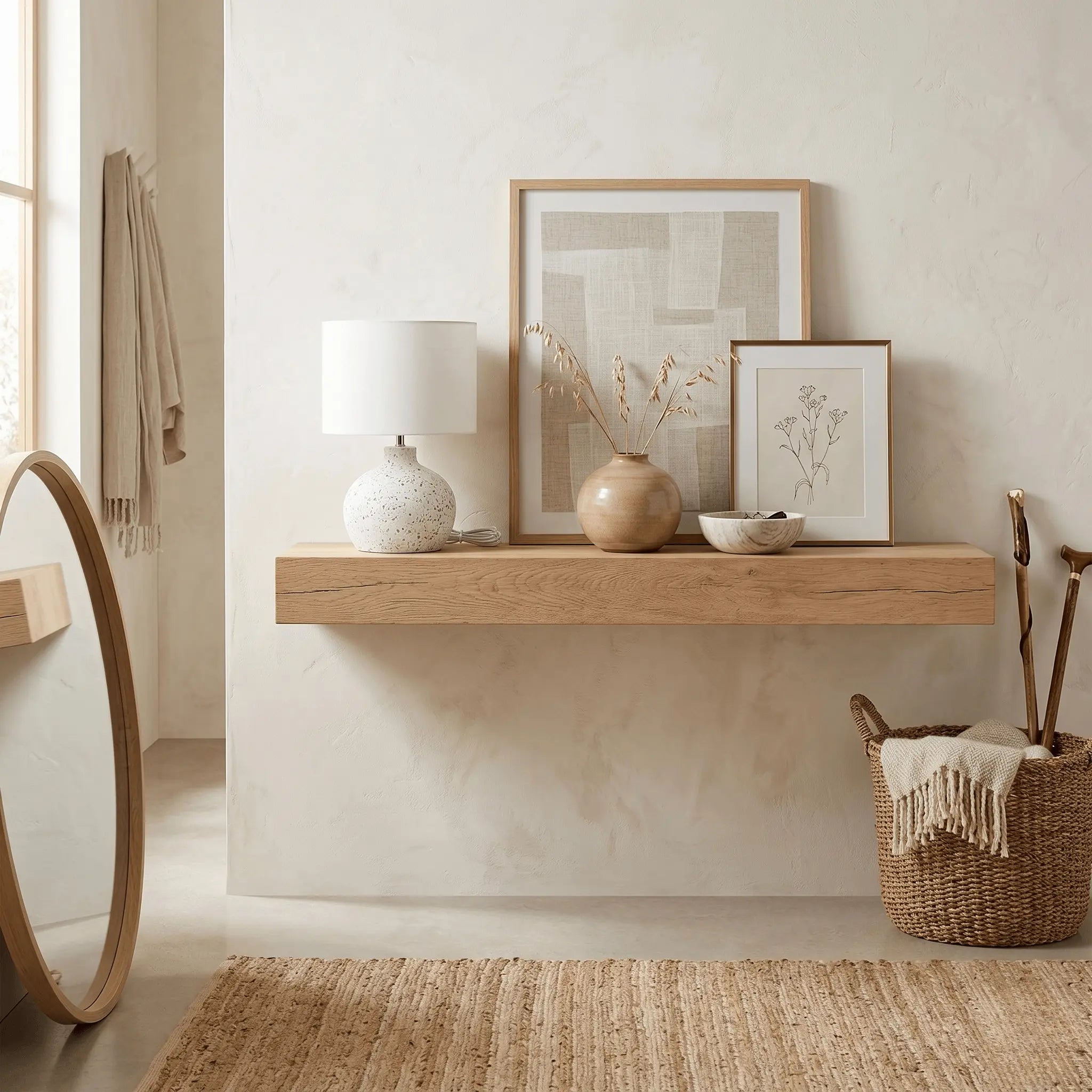 The Sculpted Terrazzo Table Lamp