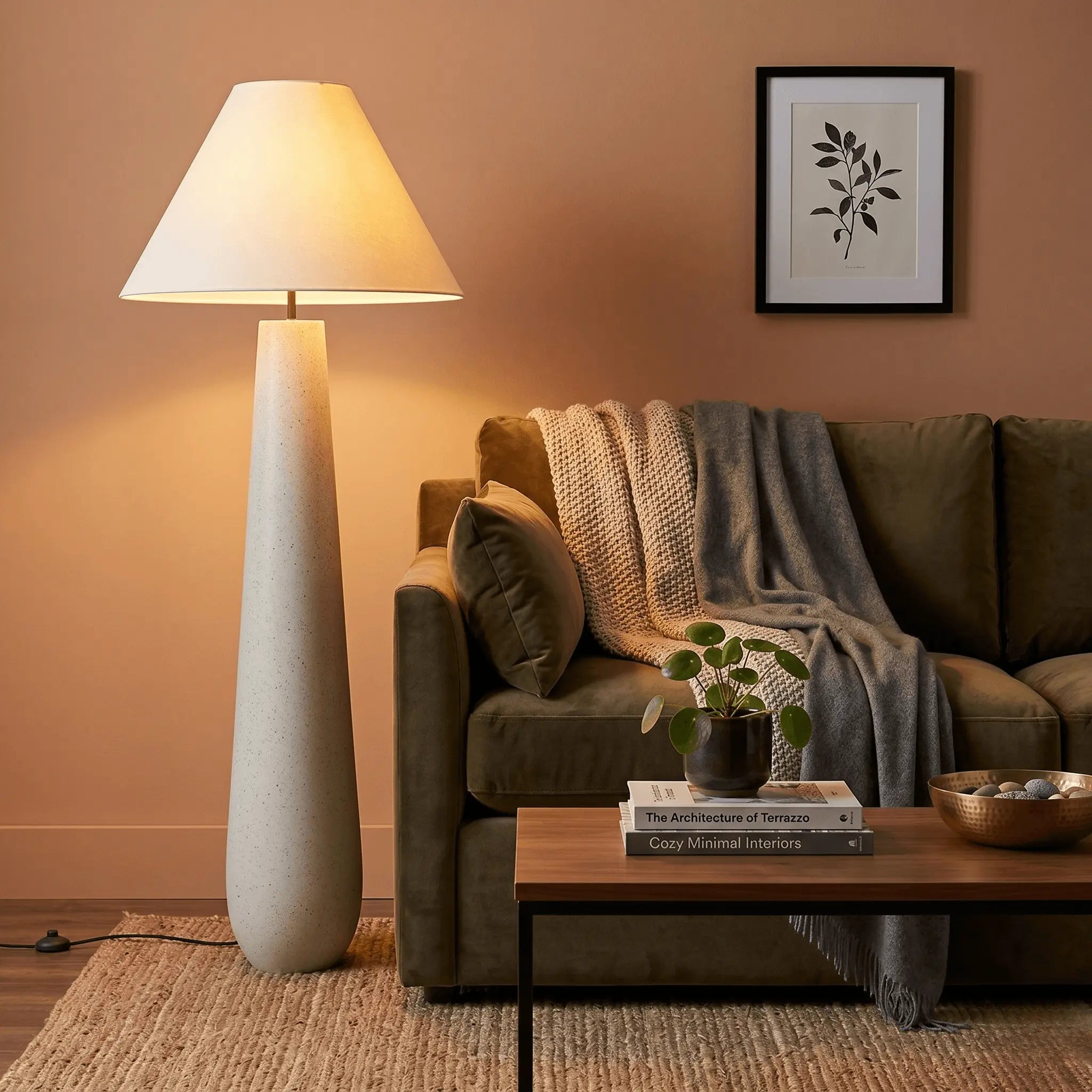 The Sculptural Terrazzo Floor Lamp