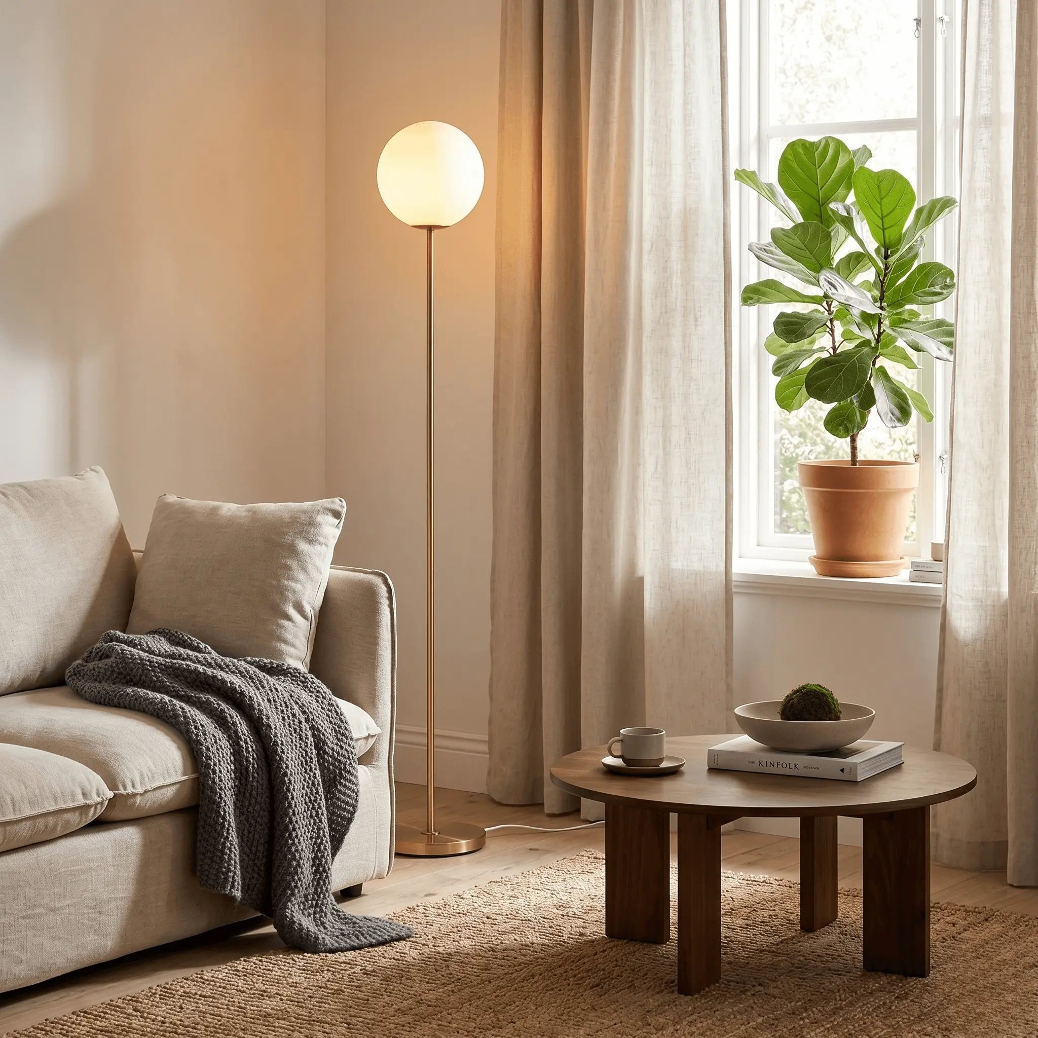 The Moon Glow Floor Lamp
