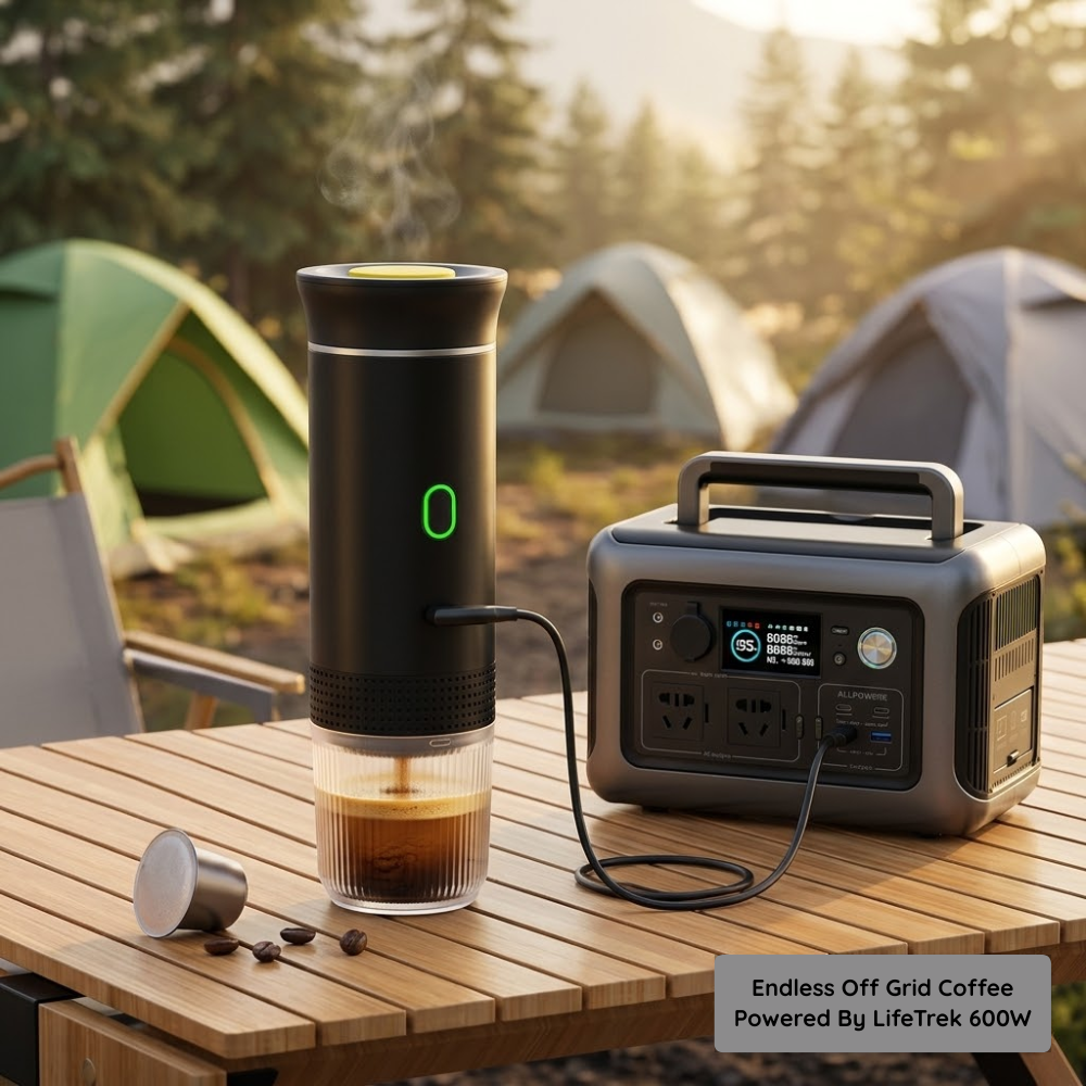 Le BrewPress LiteTrek — Parce que les grandes aventures commencent avec un bon café.