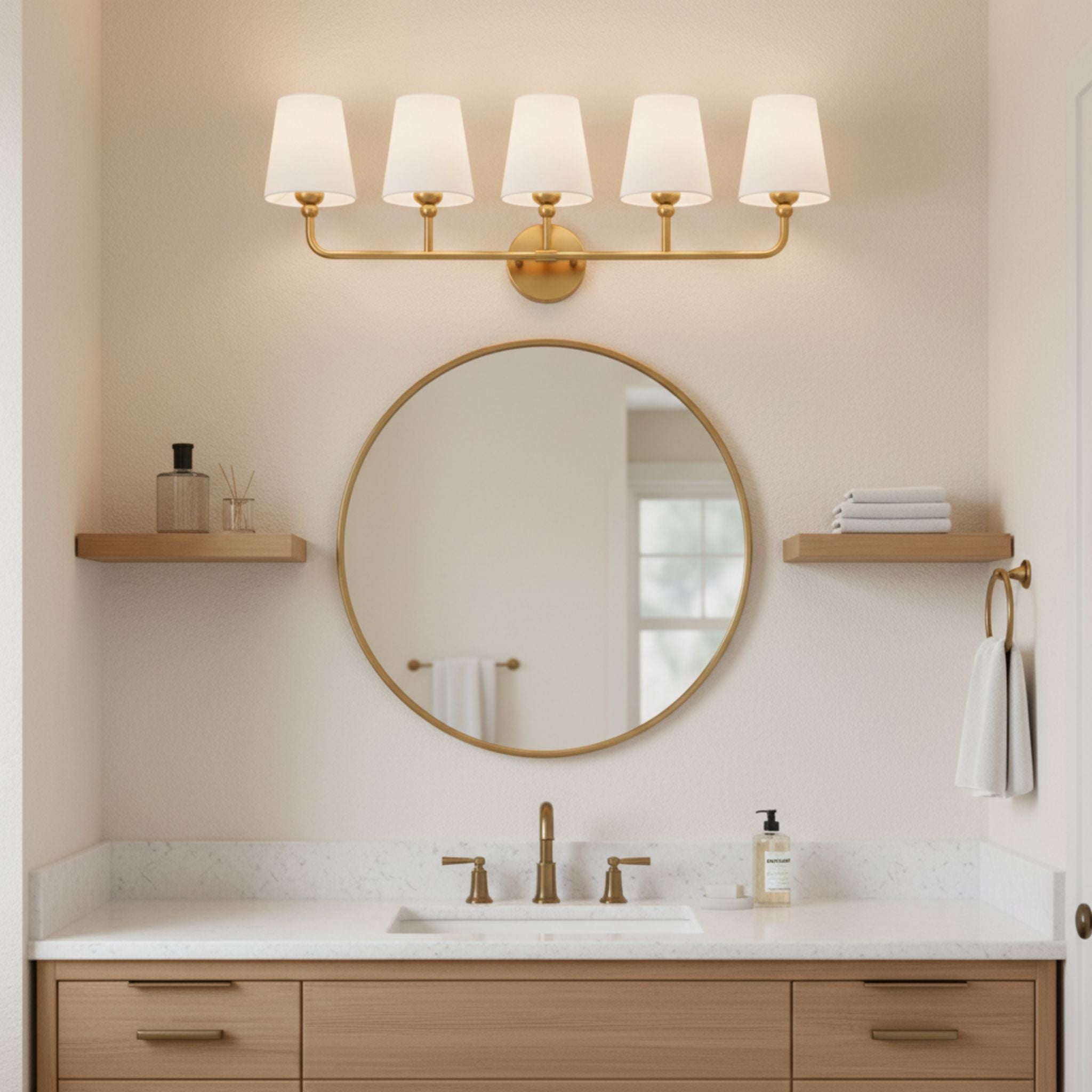 The Aria 5-Light Vanity Light