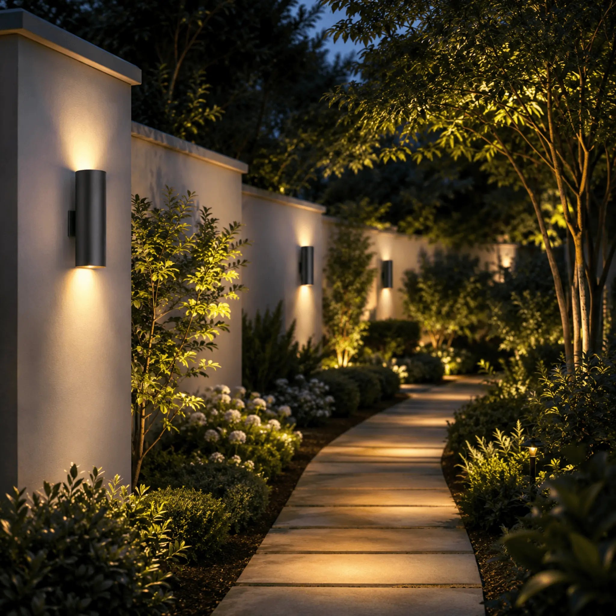 The Finished Exterior Cylinder Light