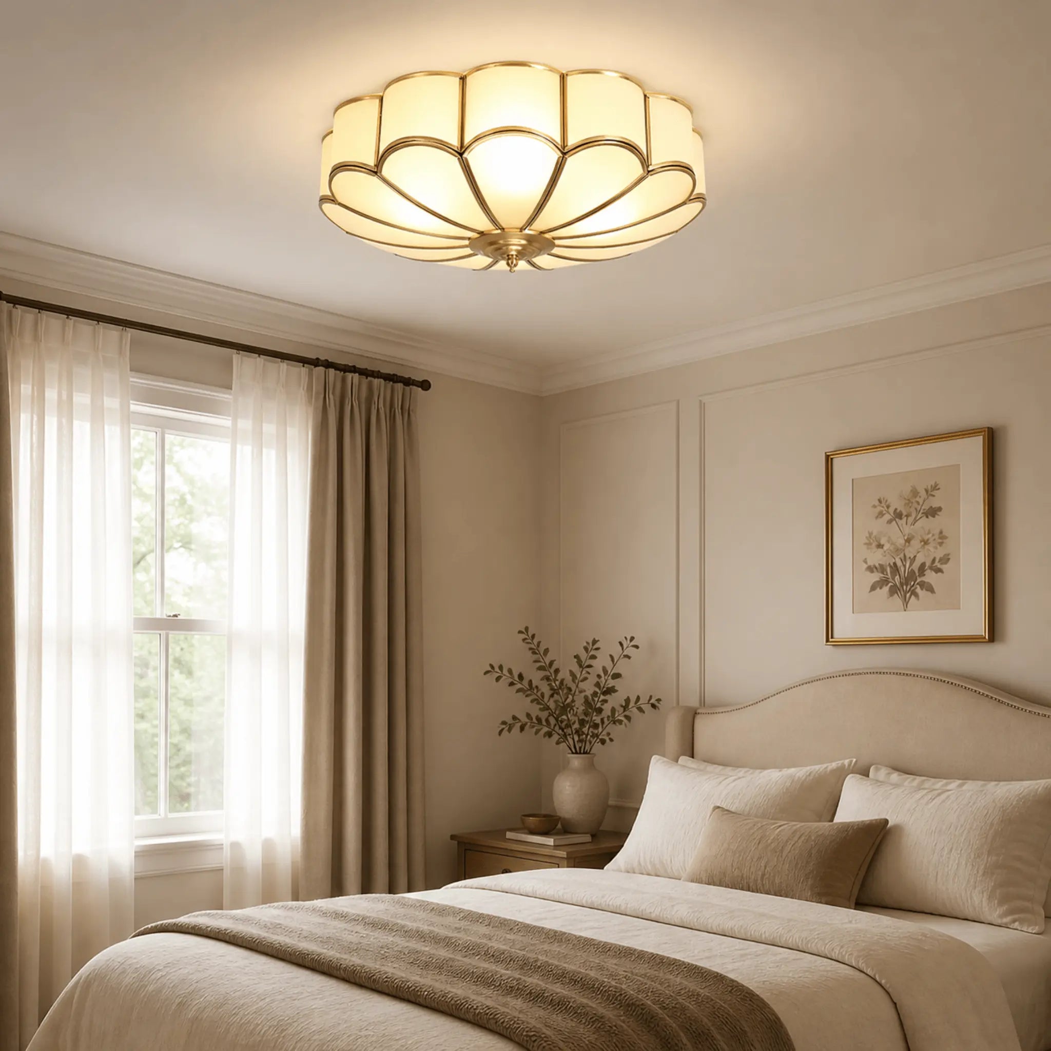 The Bloom Glass Ceiling Light
