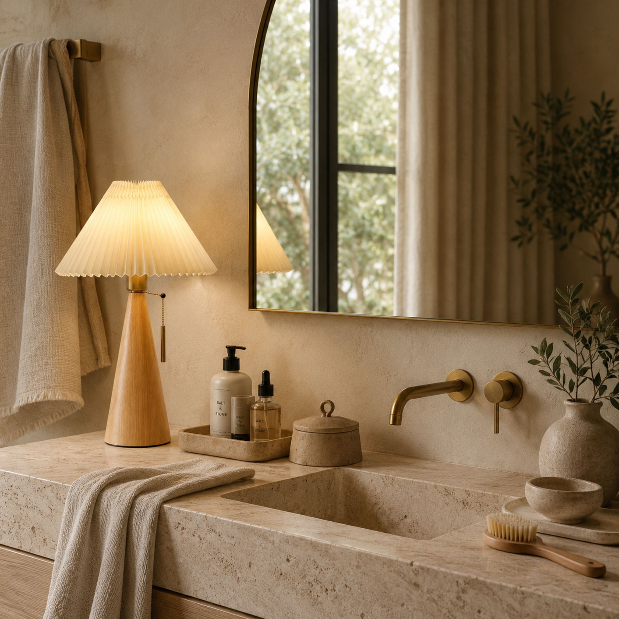 The Briar Pleated Table Lamp