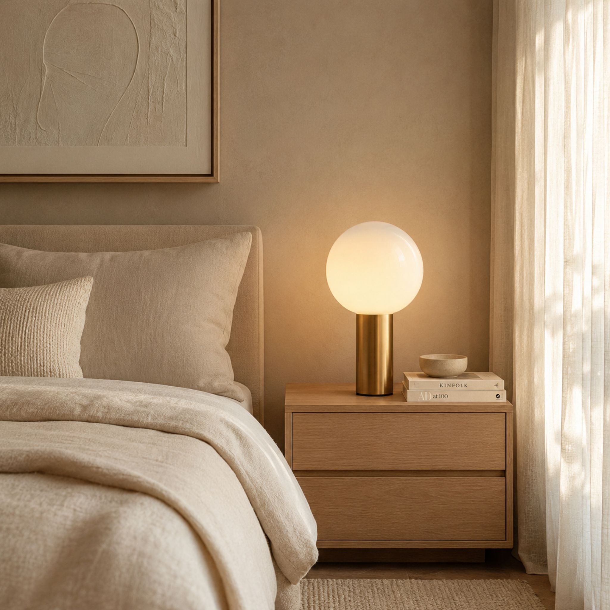 The Opal Glow Table Lamp