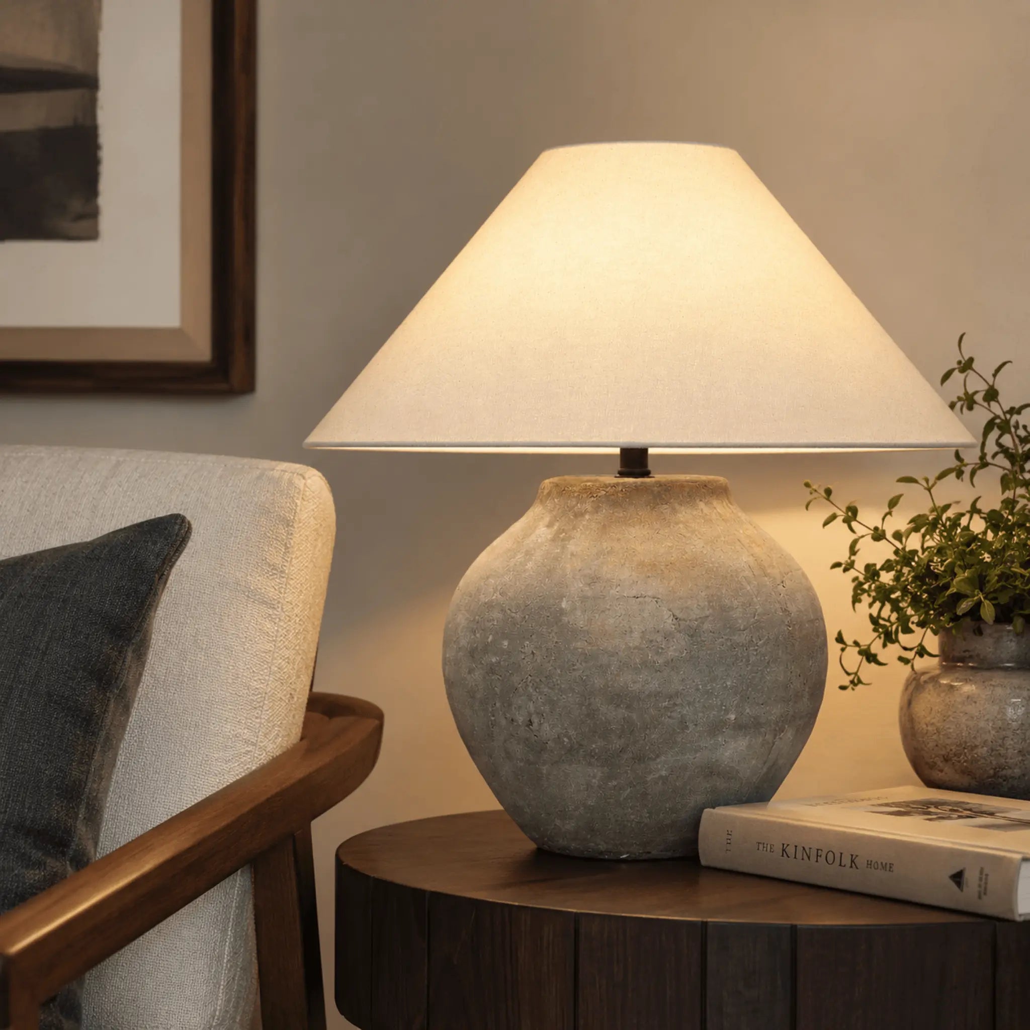The Quiet Stoneware Lamp