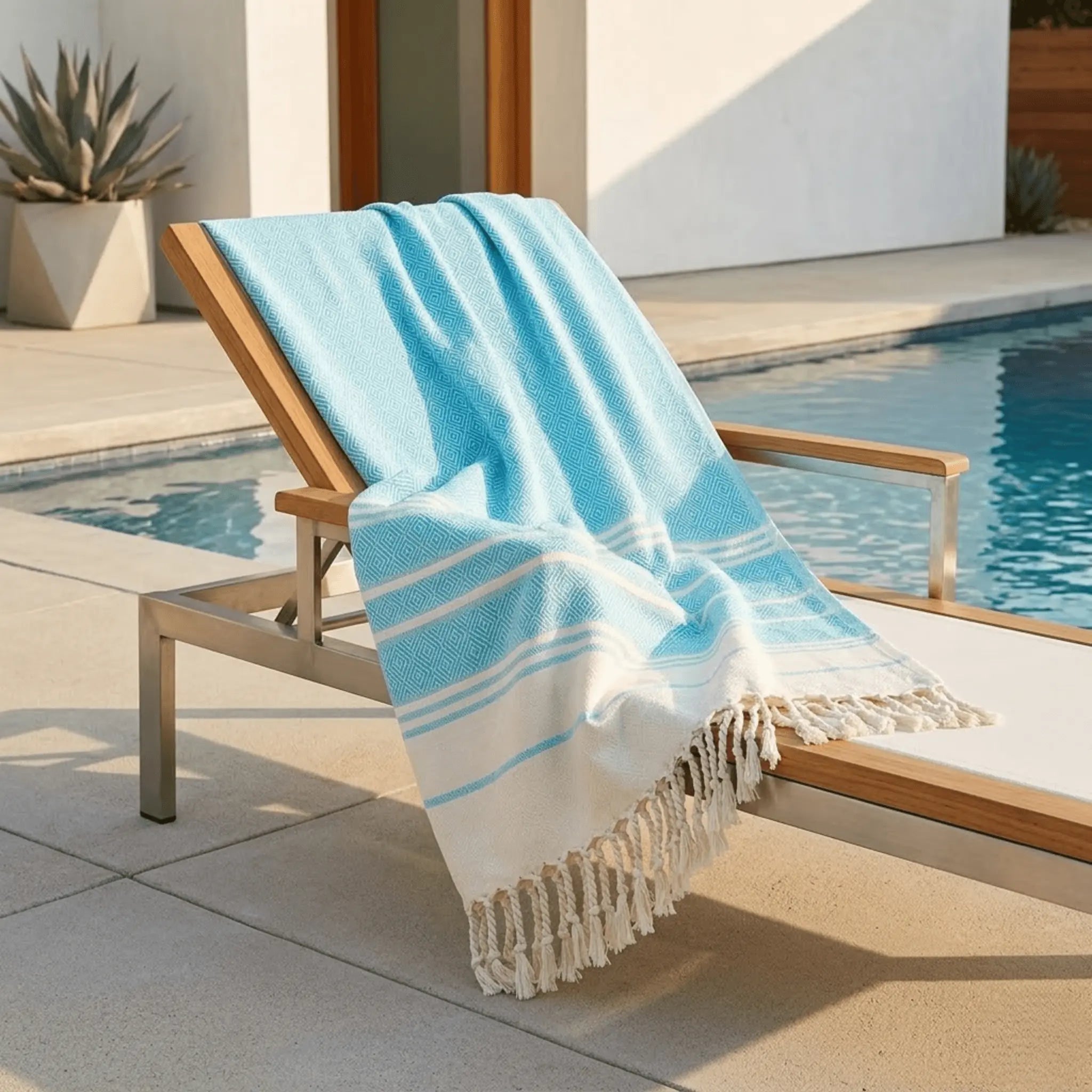 The Light Turkish Beach Towel