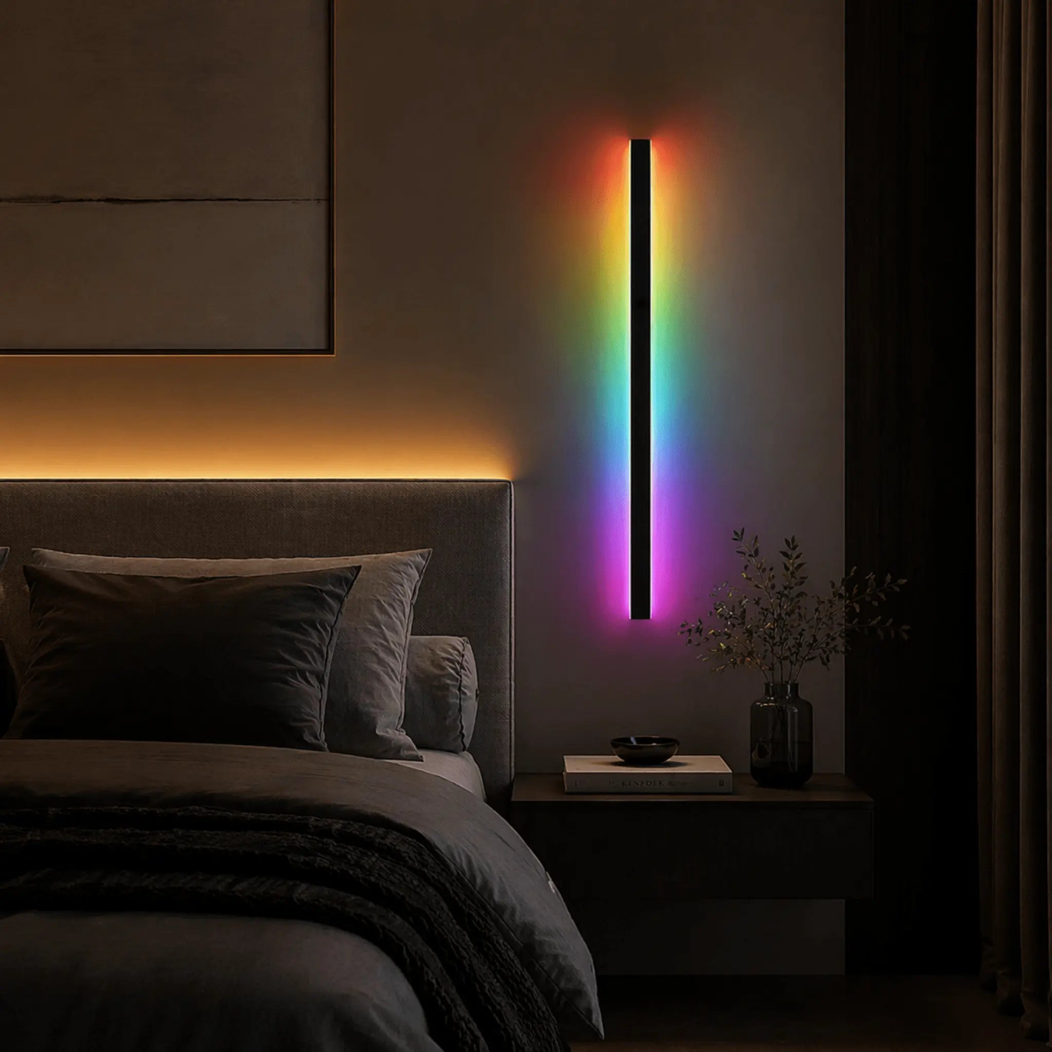 RGB Dimmable Wall Lamp with Remote Control IP65 Waterproof