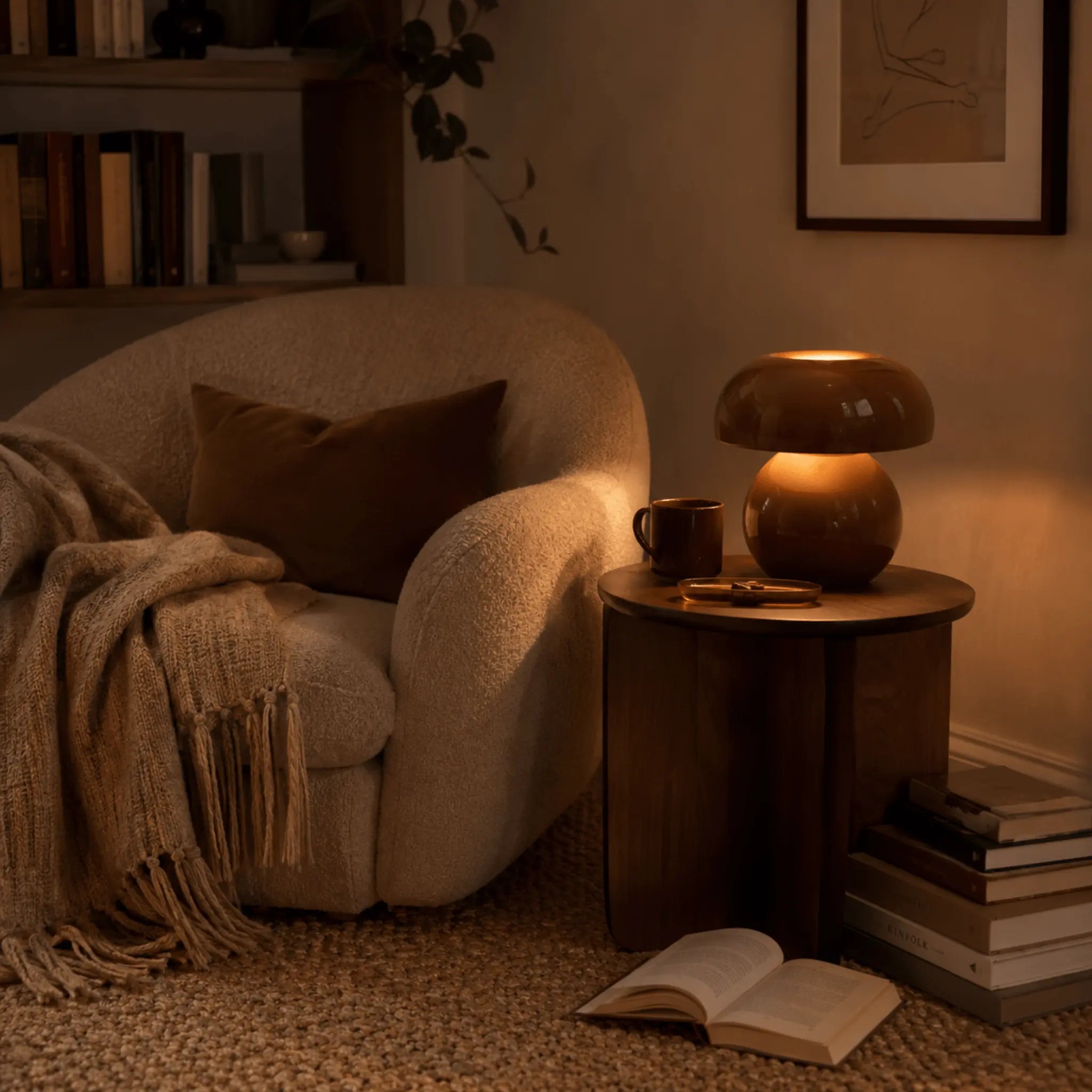The Cozy Glow Bobbin Lamp