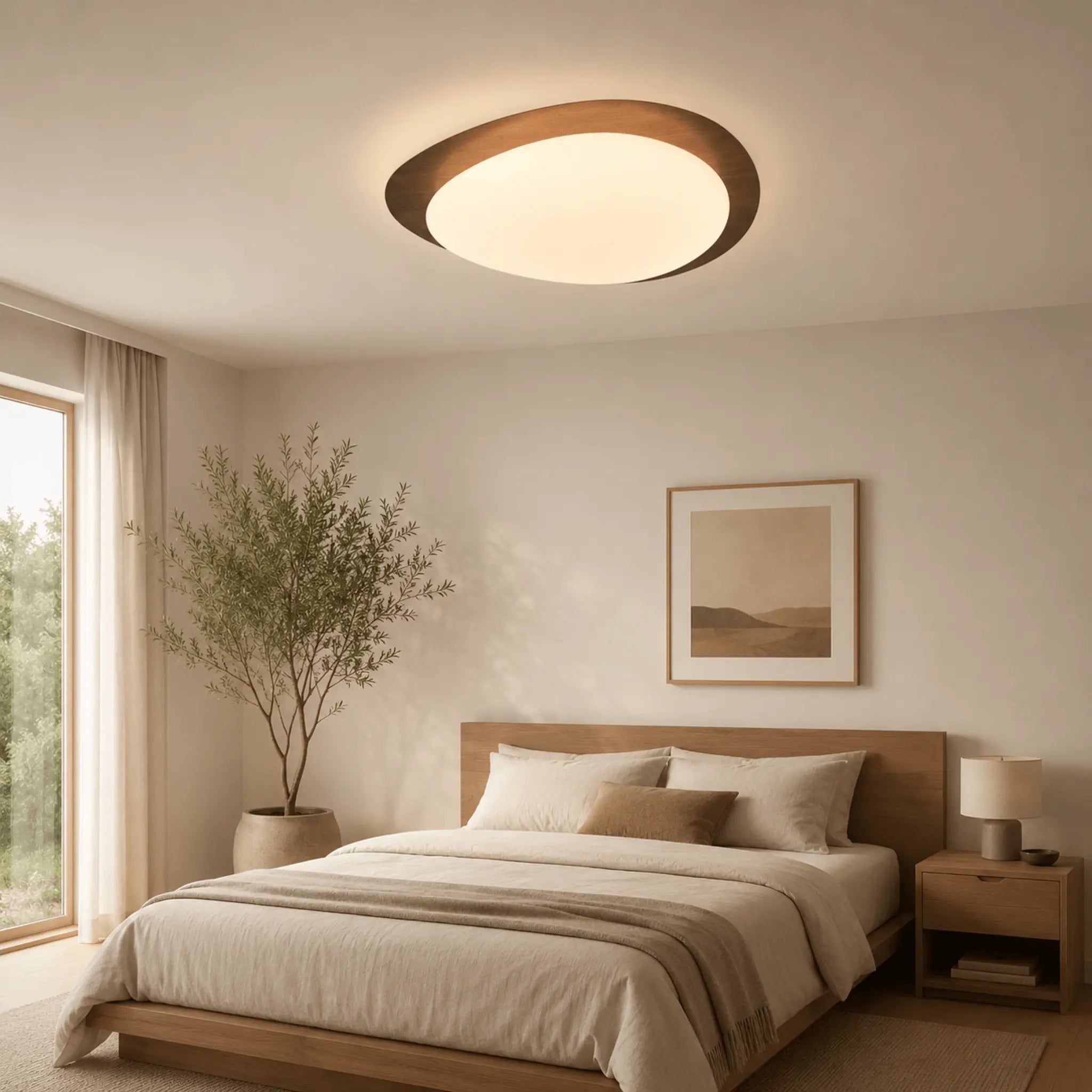 The Soft Pebble Ceiling Light