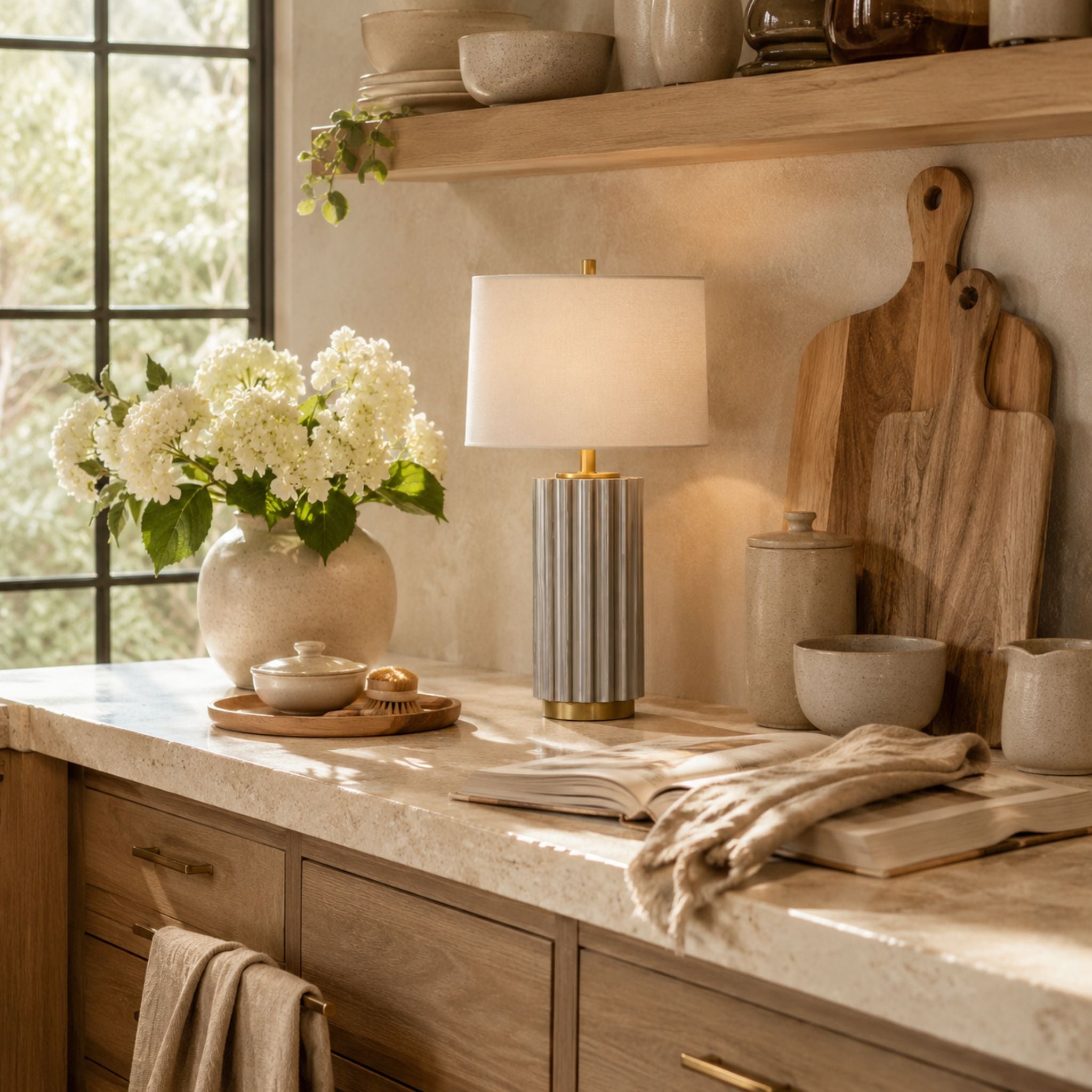 The Tambour Table Lamp