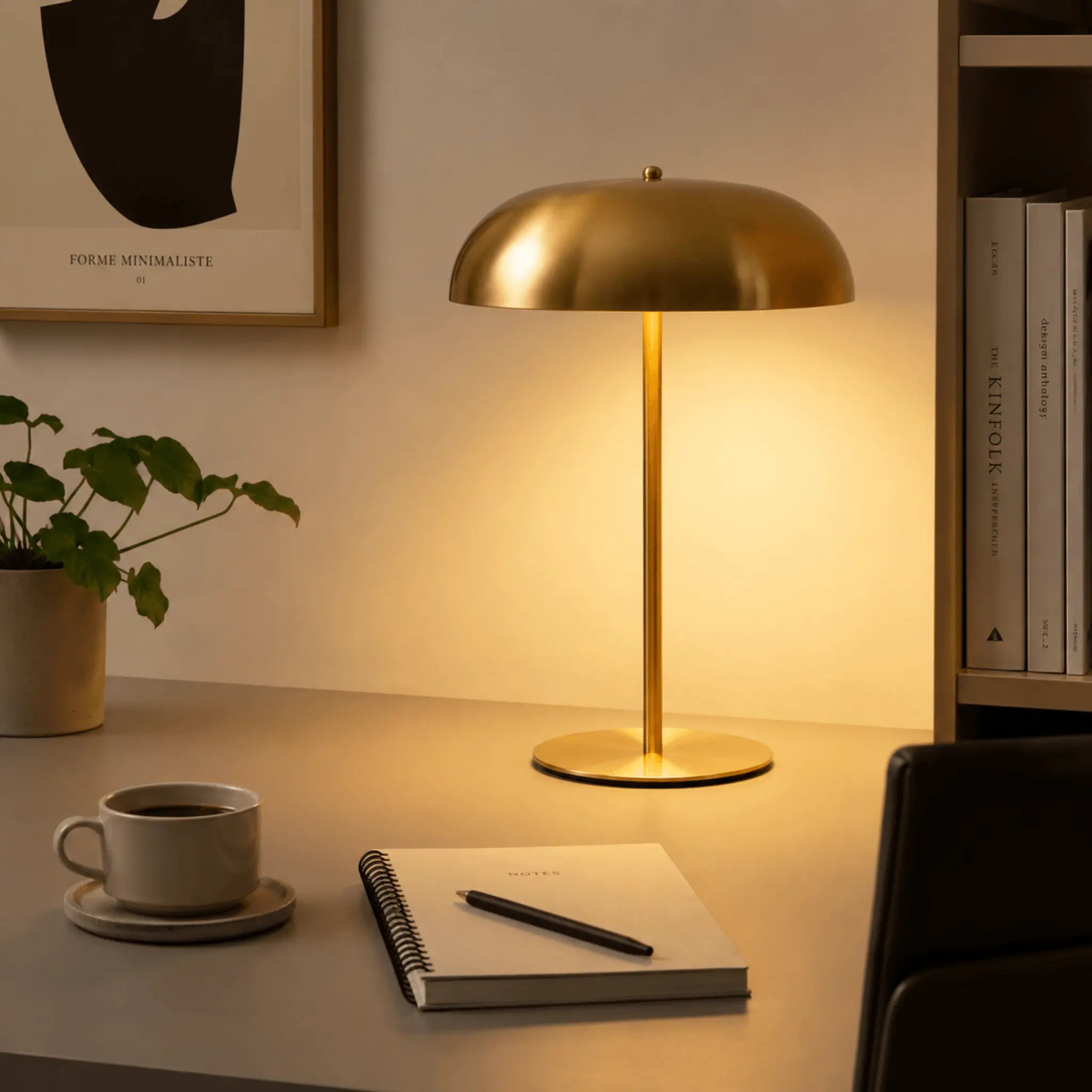 The Warm Glow Sculptural Lamp
