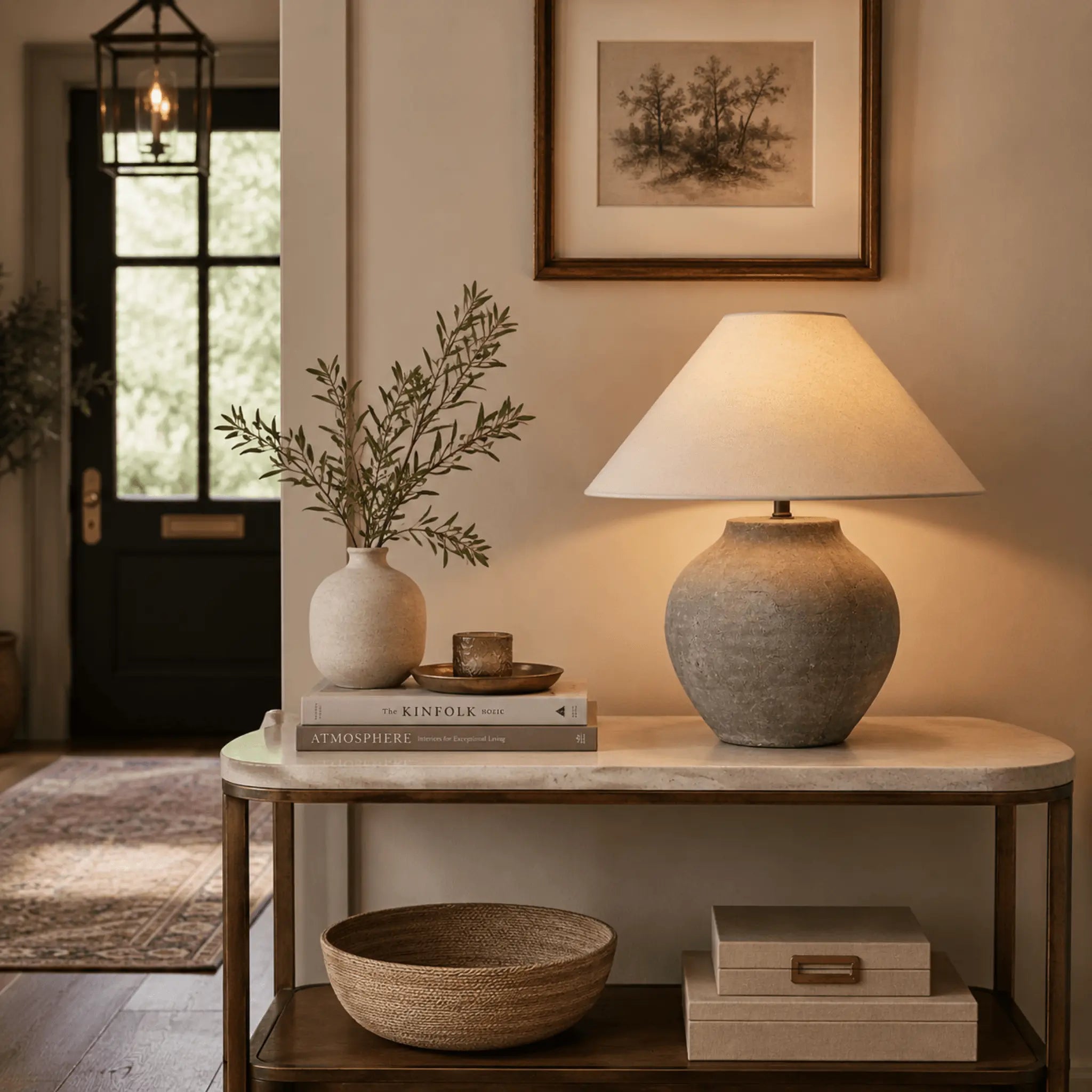 The Quiet Stoneware Lamp