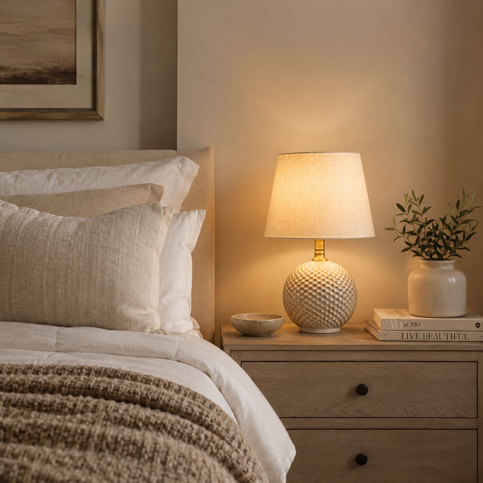 The Honeycomb Glow Table Lamp