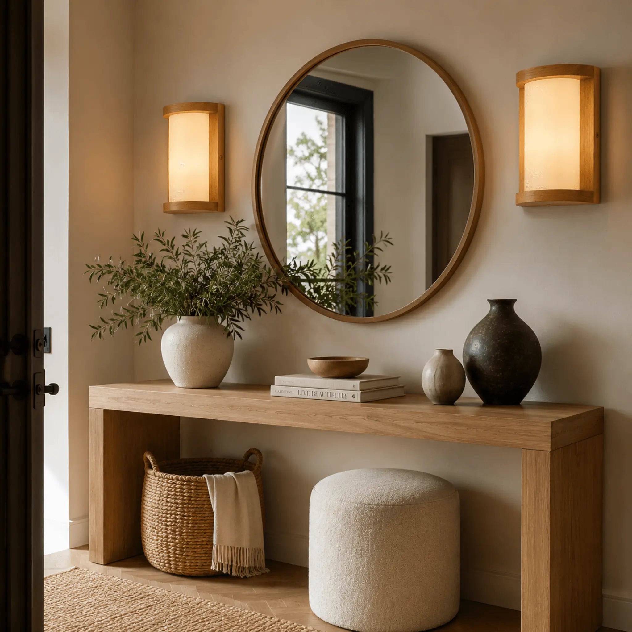 The Warm Wood Wall Sconce