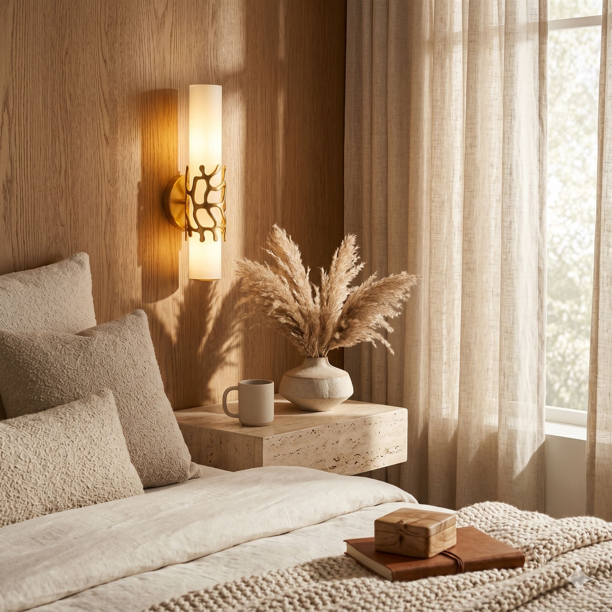 The Golden Reef Wall Light