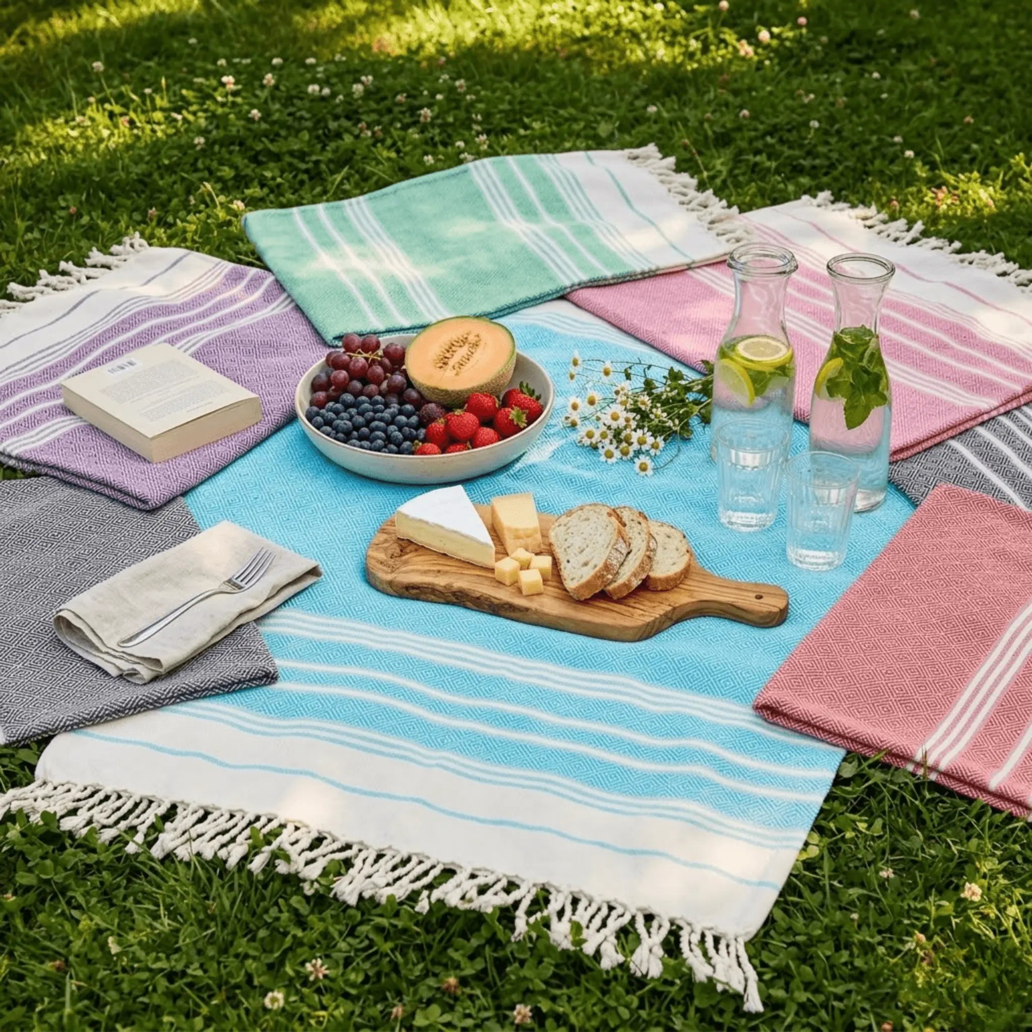 The Light Turkish Beach Towel