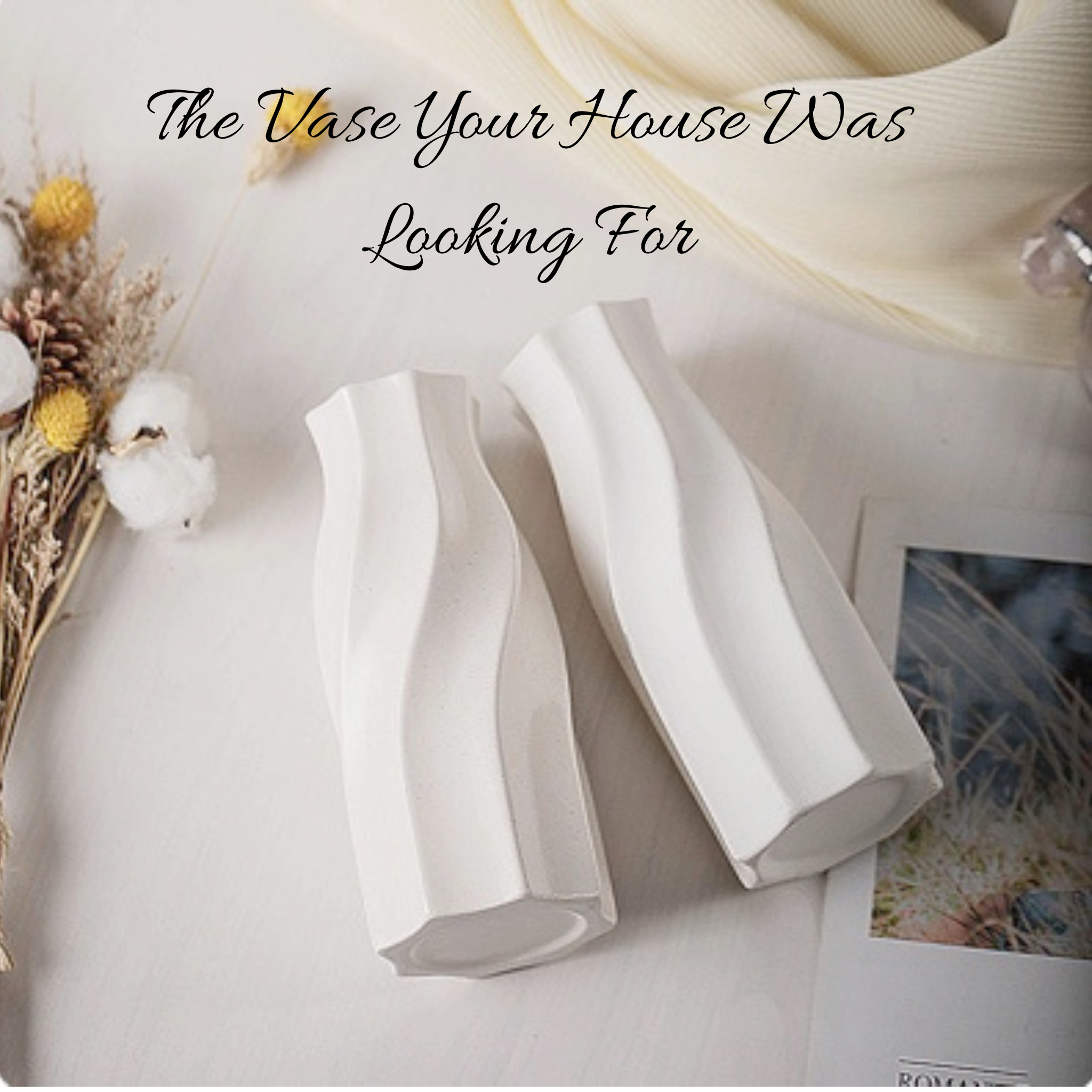The Calm Vase — Where Simple Meets Beautiful