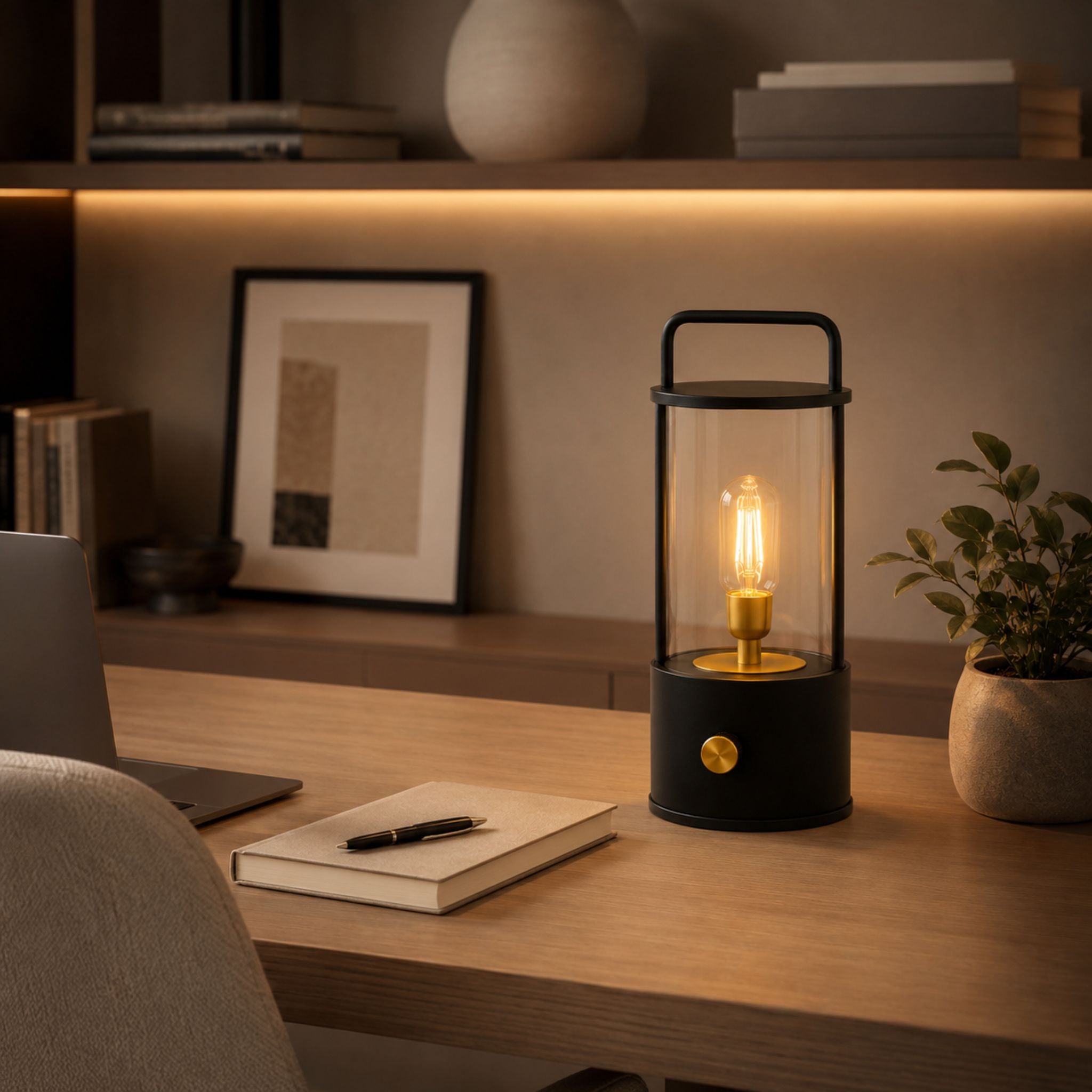 The Obsidian Glow Lamp