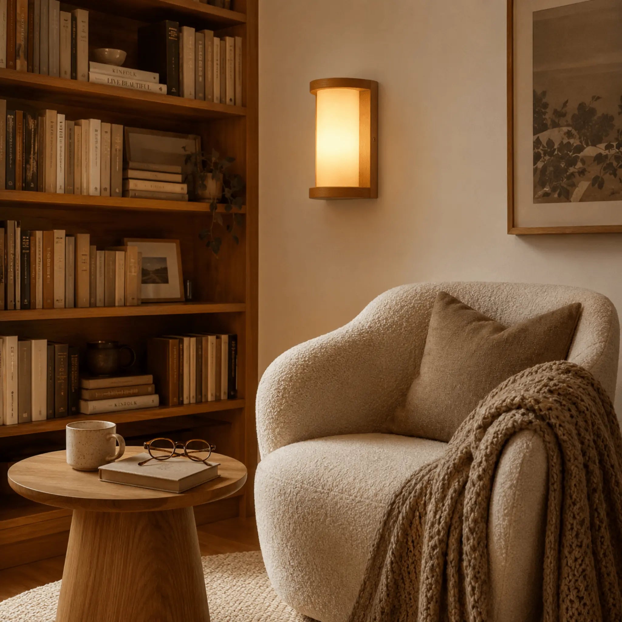 The Warm Wood Wall Sconce