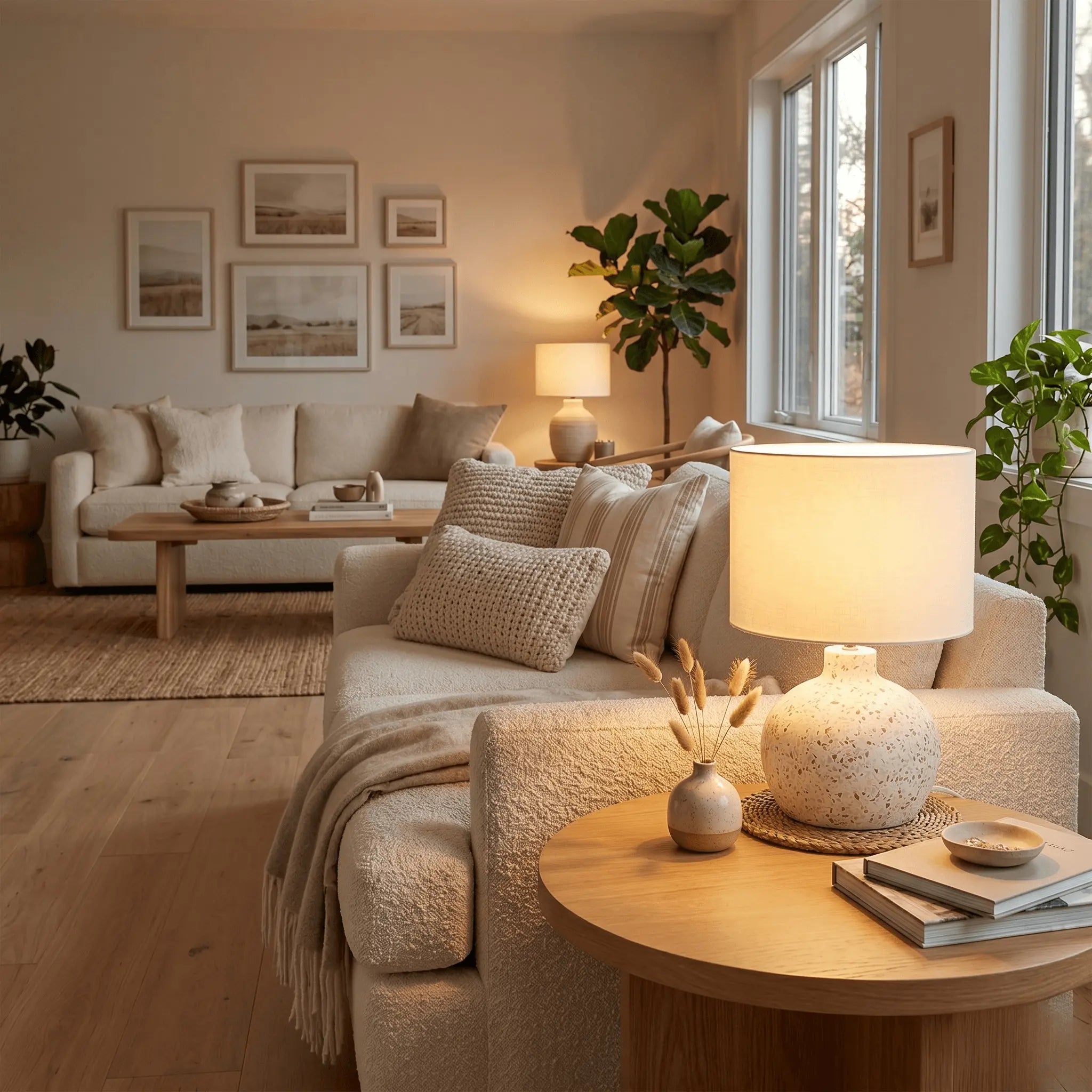 The Sculpted Terrazzo Table Lamp