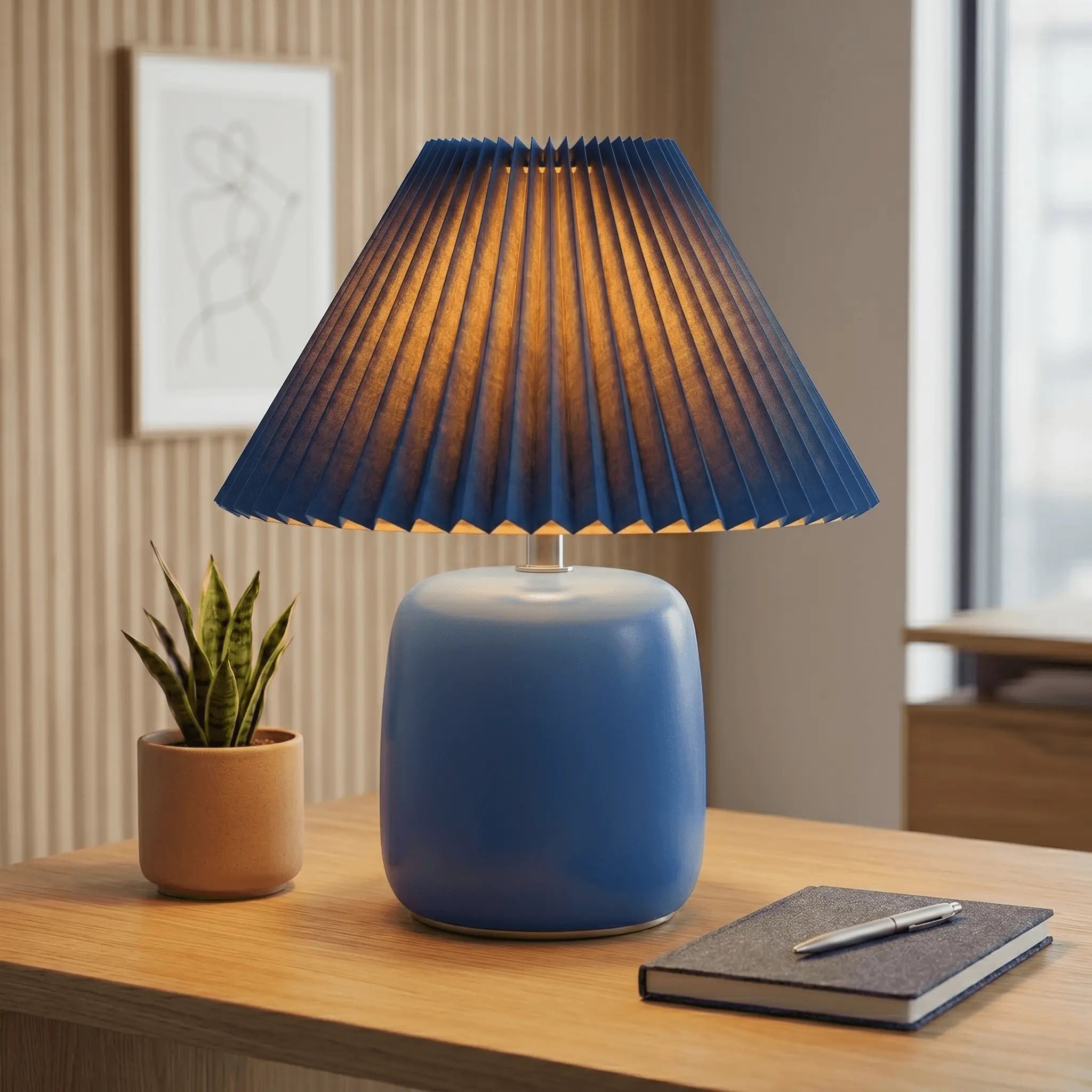 The Cerulean Ceramic Table Lamp