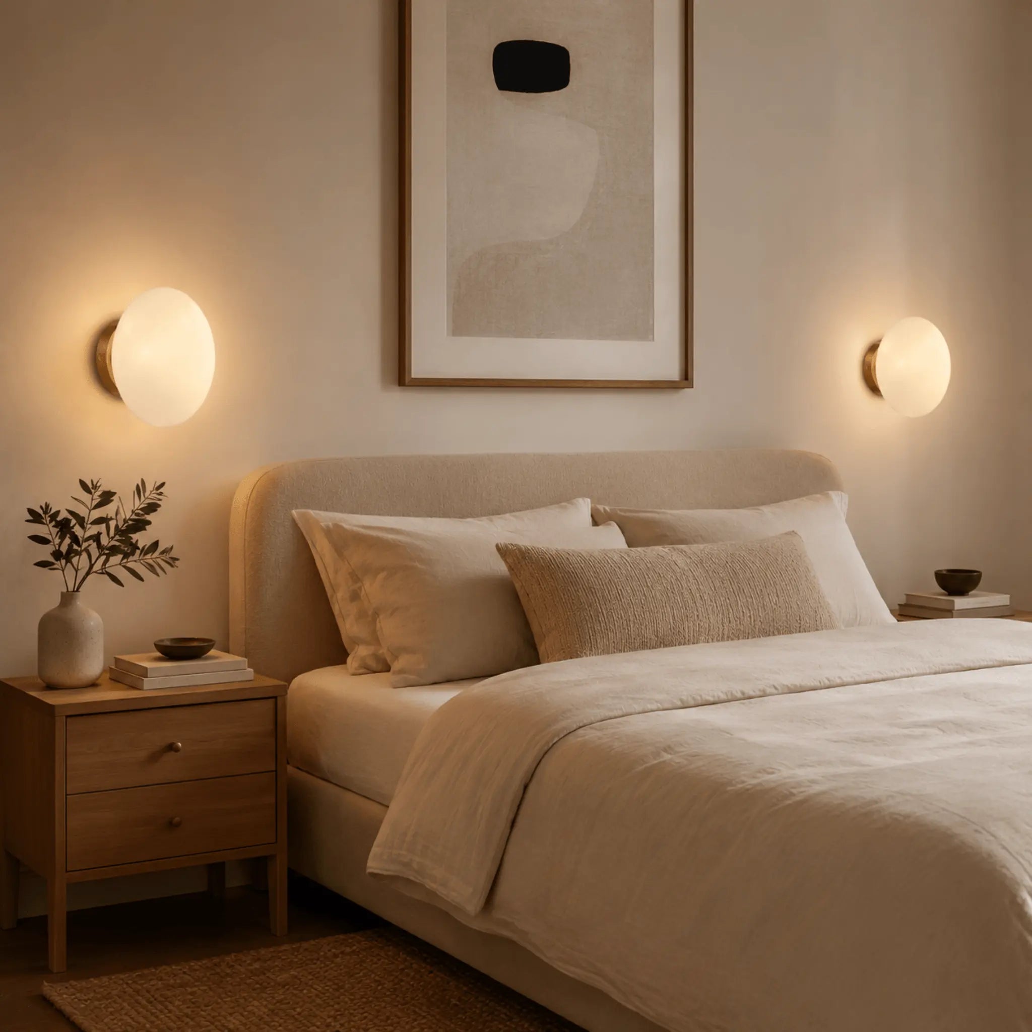The Warm Glow Brass Sconce