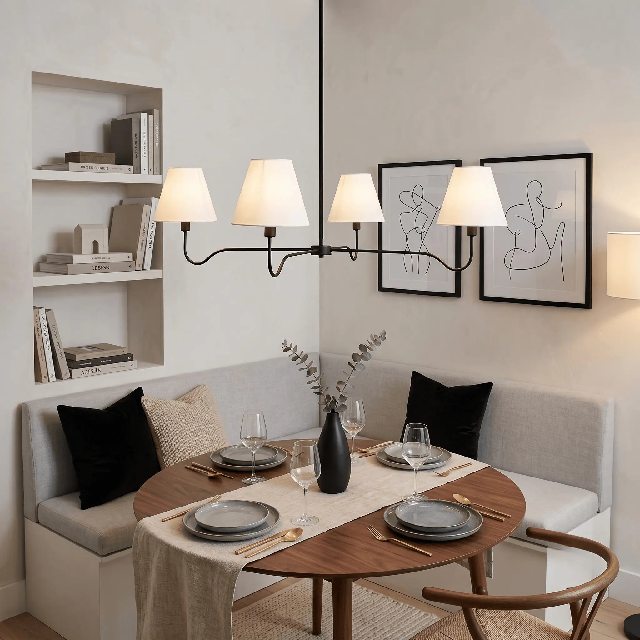 The Finished Dining Chandelier