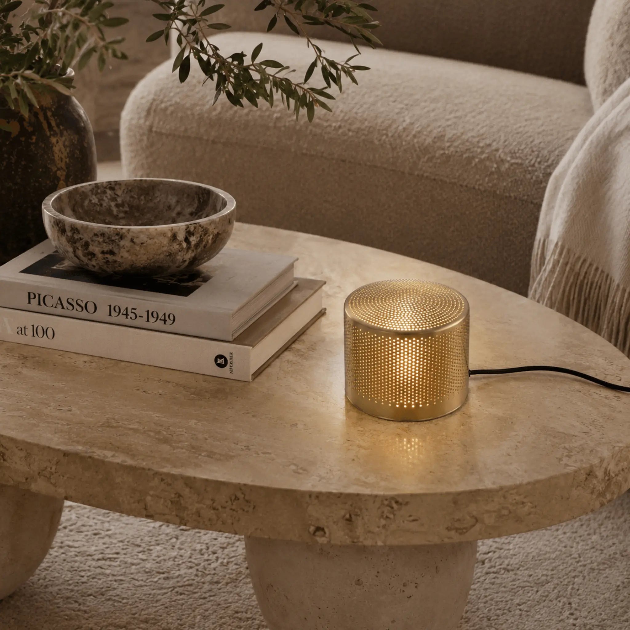 The Twinkle Brass Accent Lamp
