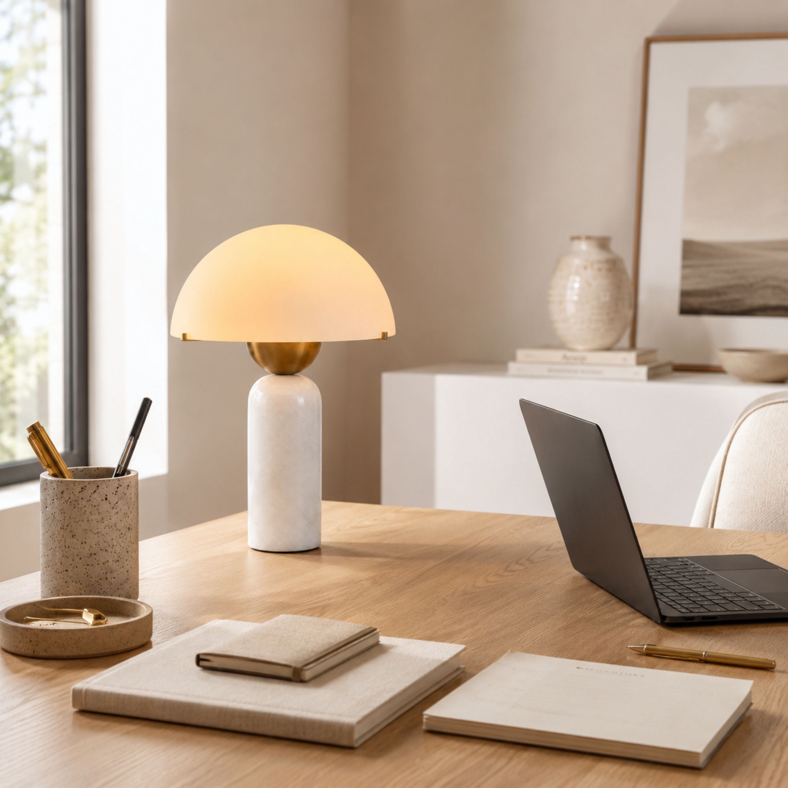 The Marble Muse Table Lamp