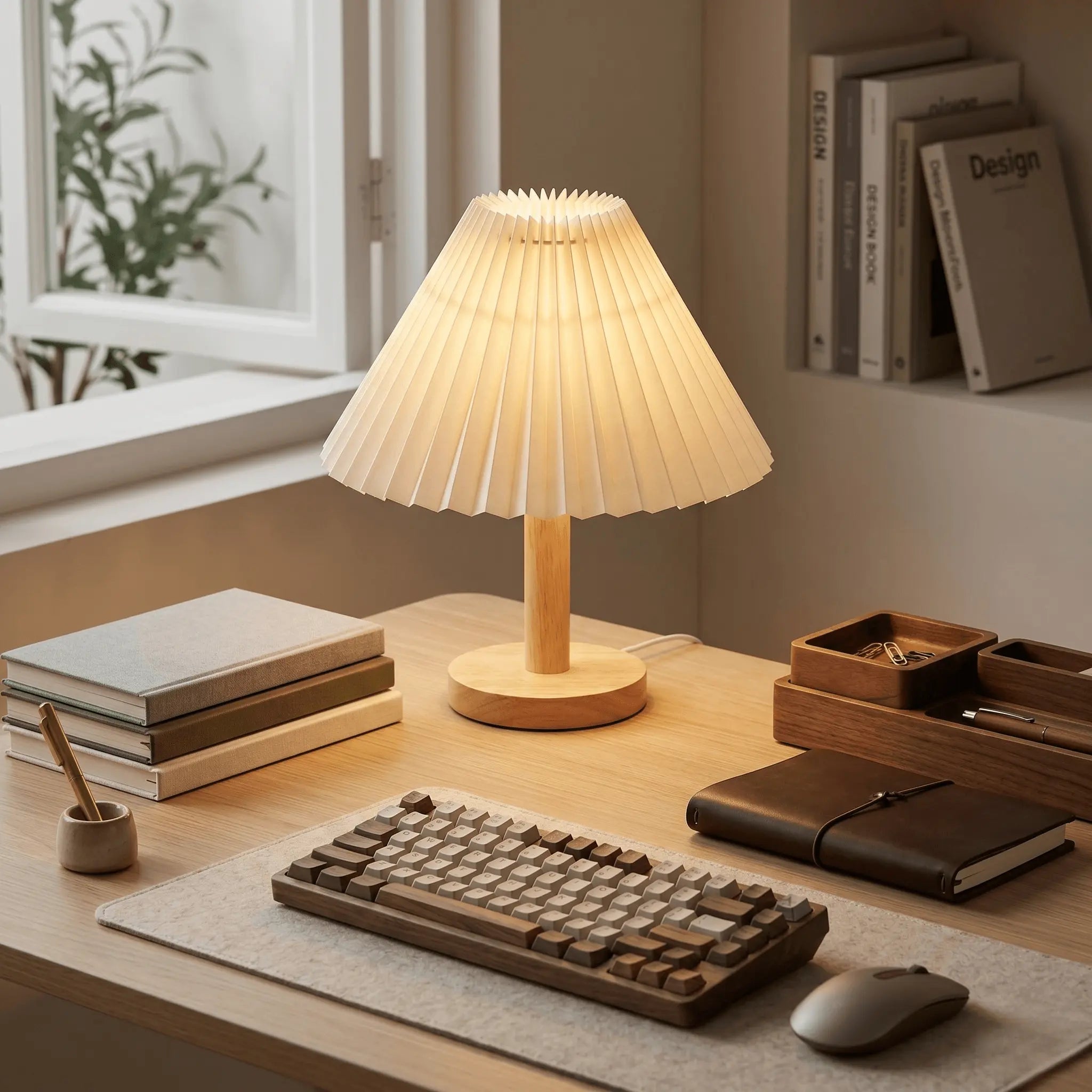 The WarmNest Wood Table Lamp