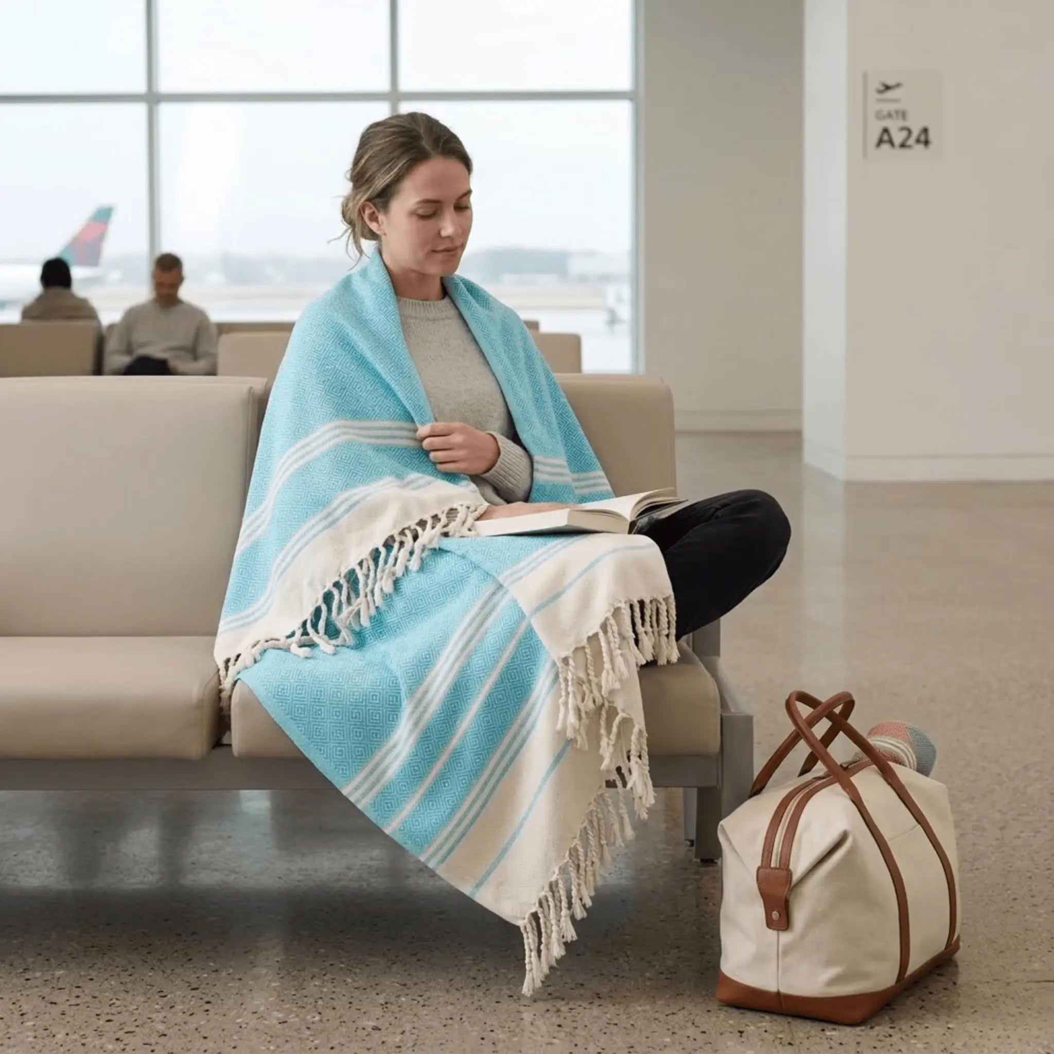 The Light Turkish Beach Towel