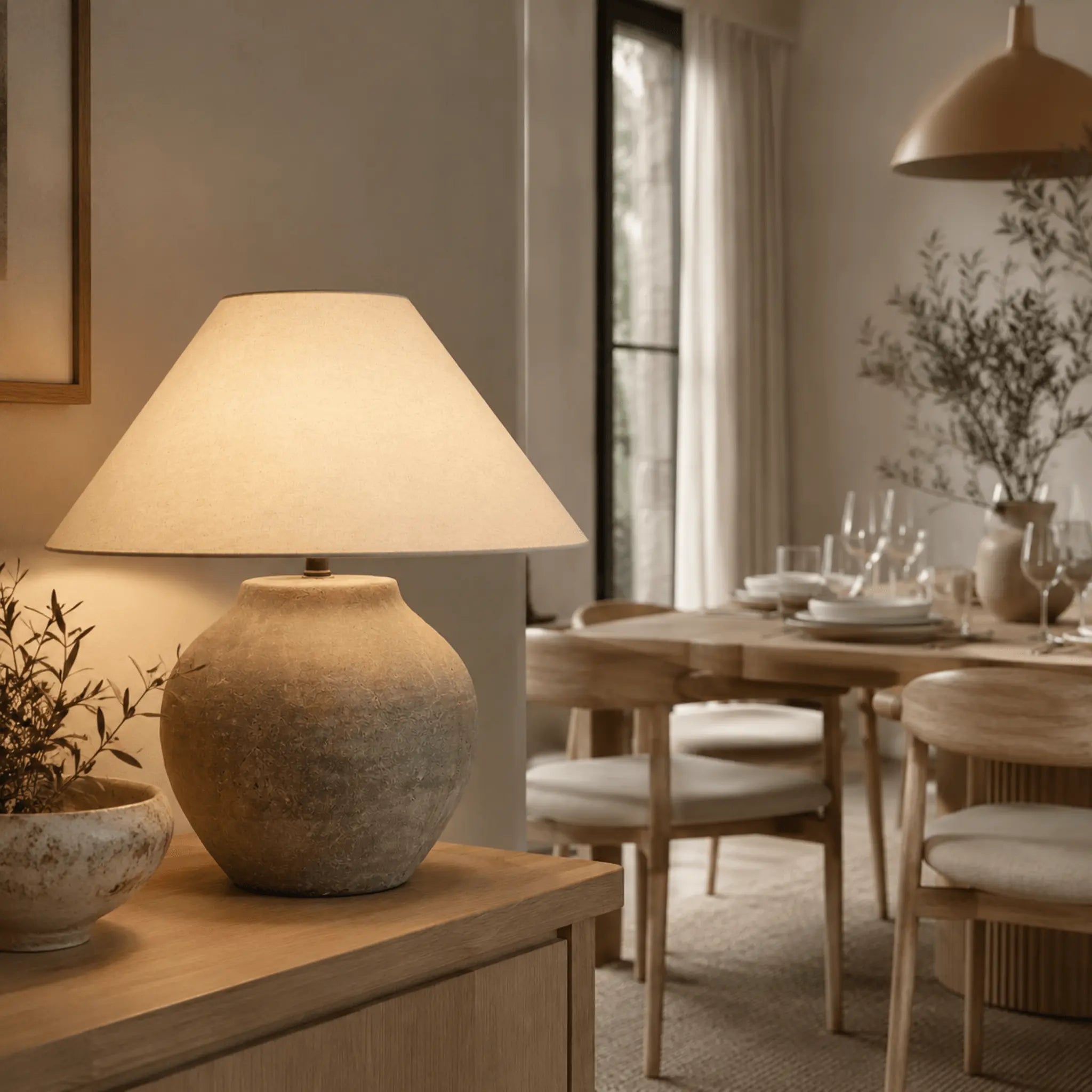 The Quiet Stoneware Lamp