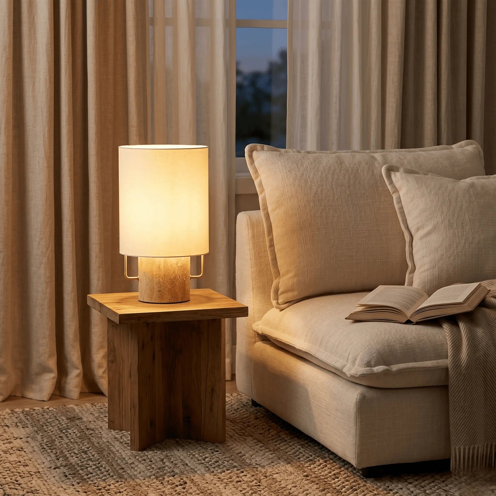 The Quiet Stone Table Lamp