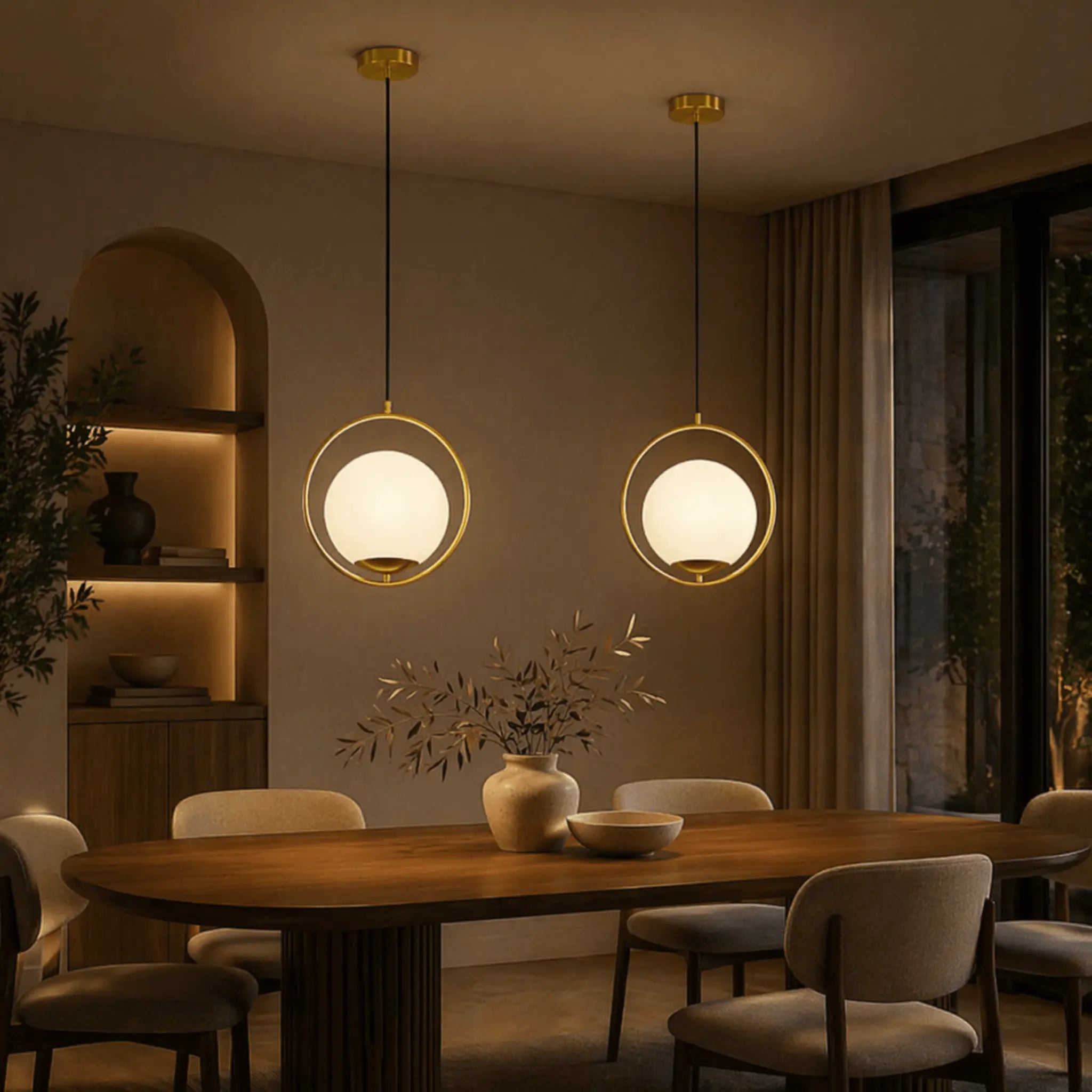 Soft Living Copper Kitchen Lights