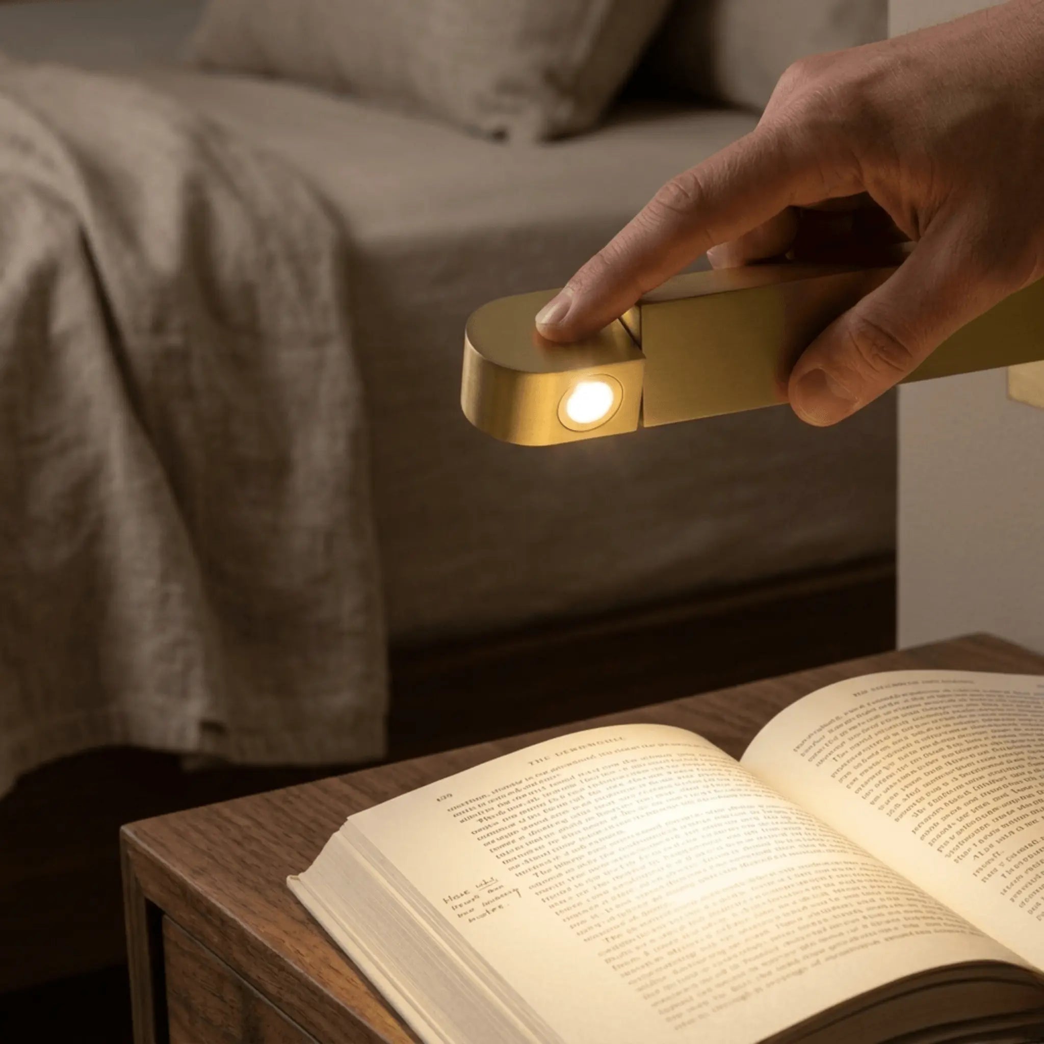 The Quiet Bedside Reading Light