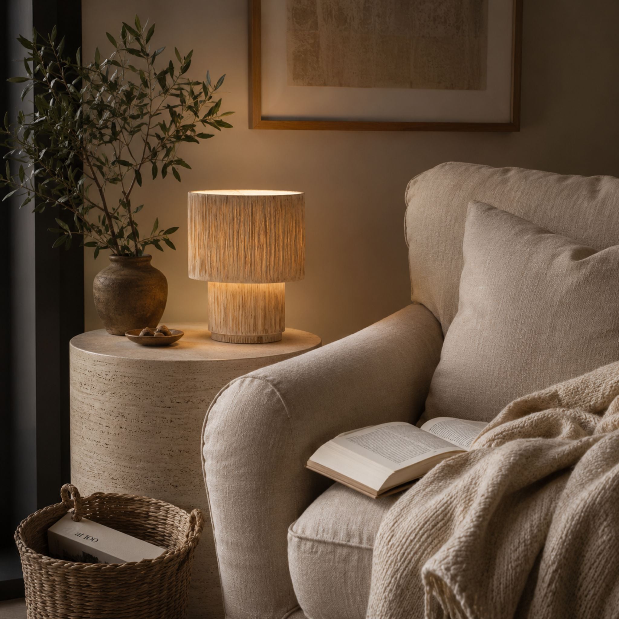 The Driftwood Glow Lamp