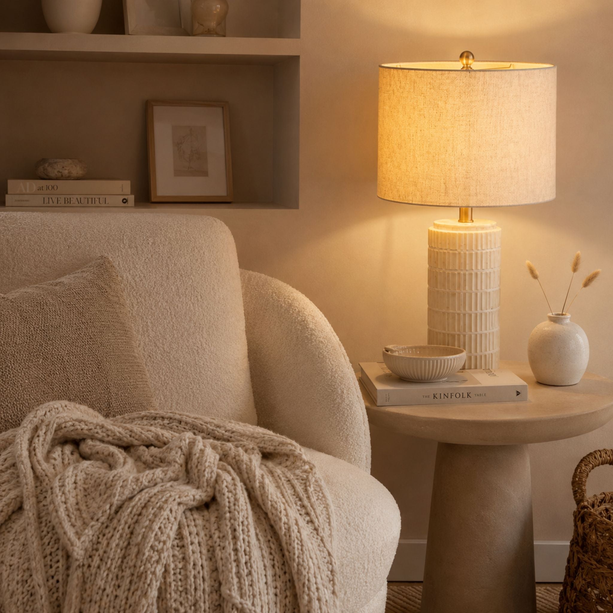 The Moderne Stone Lamp
